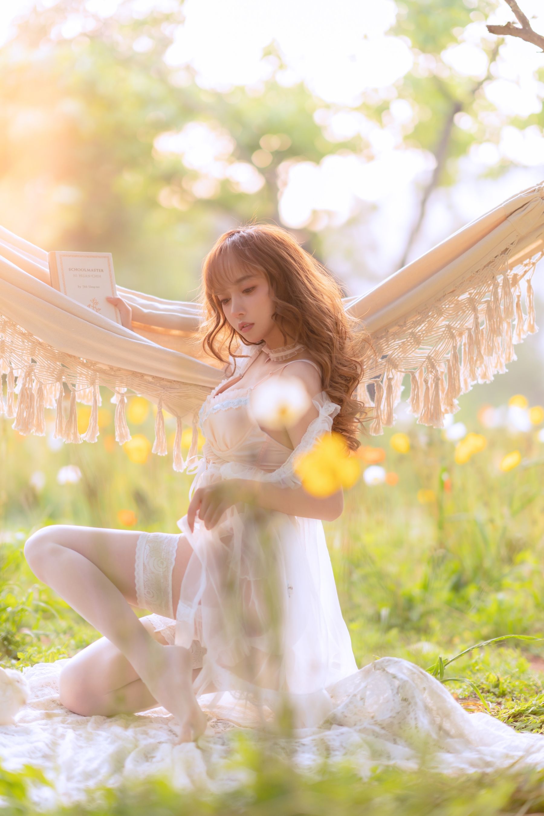 斗鱼米线线sama – 夏日限定 吊床 Cosplay-第28张
