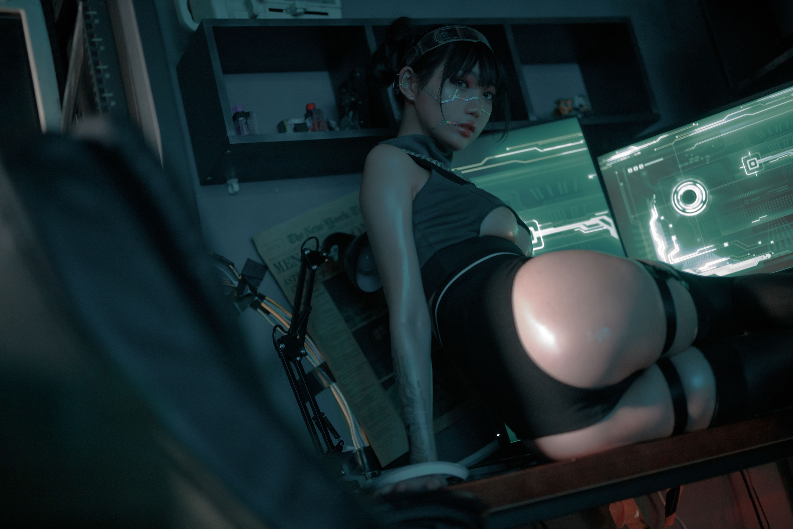 周叽是可爱兔兔 – 仿生人形 Cosplay-第21张