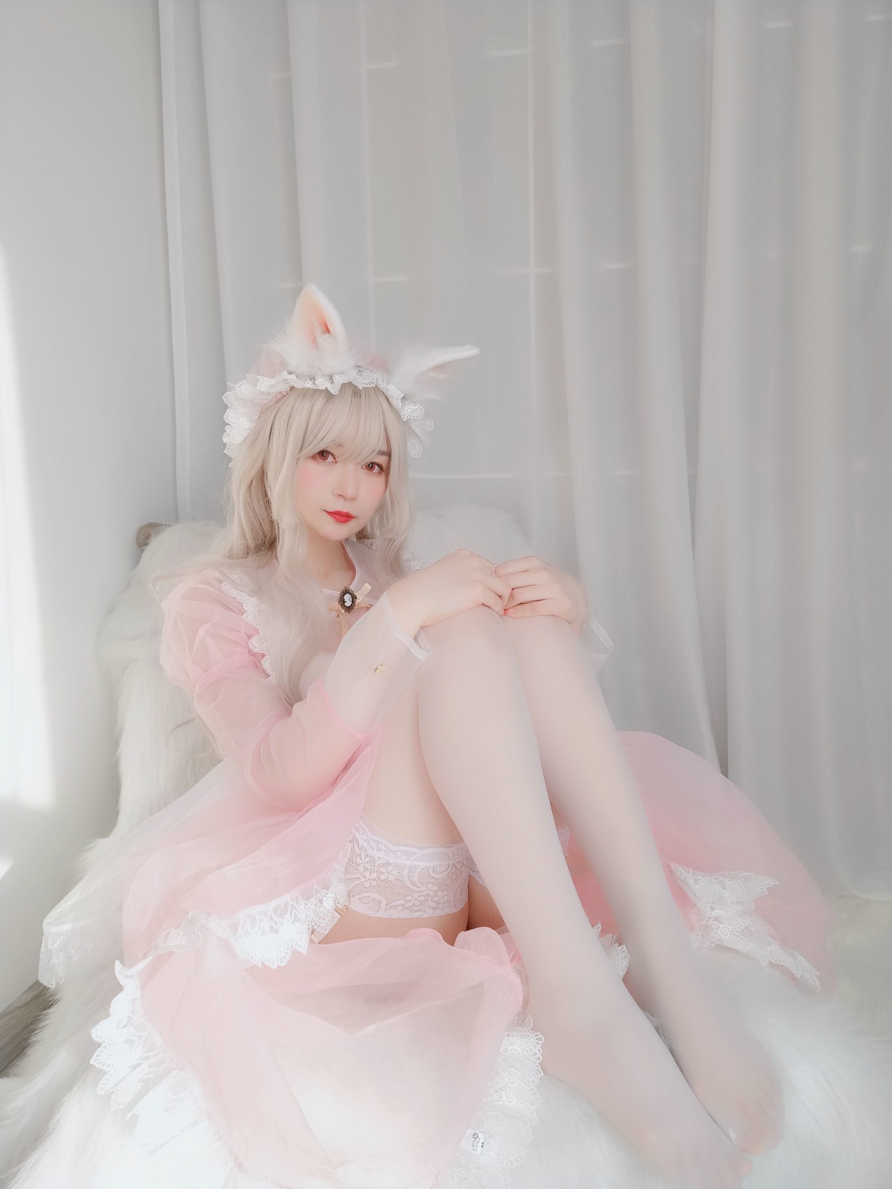 Coser小姐姐白银 女仆小兔子 Cosplay-第21张