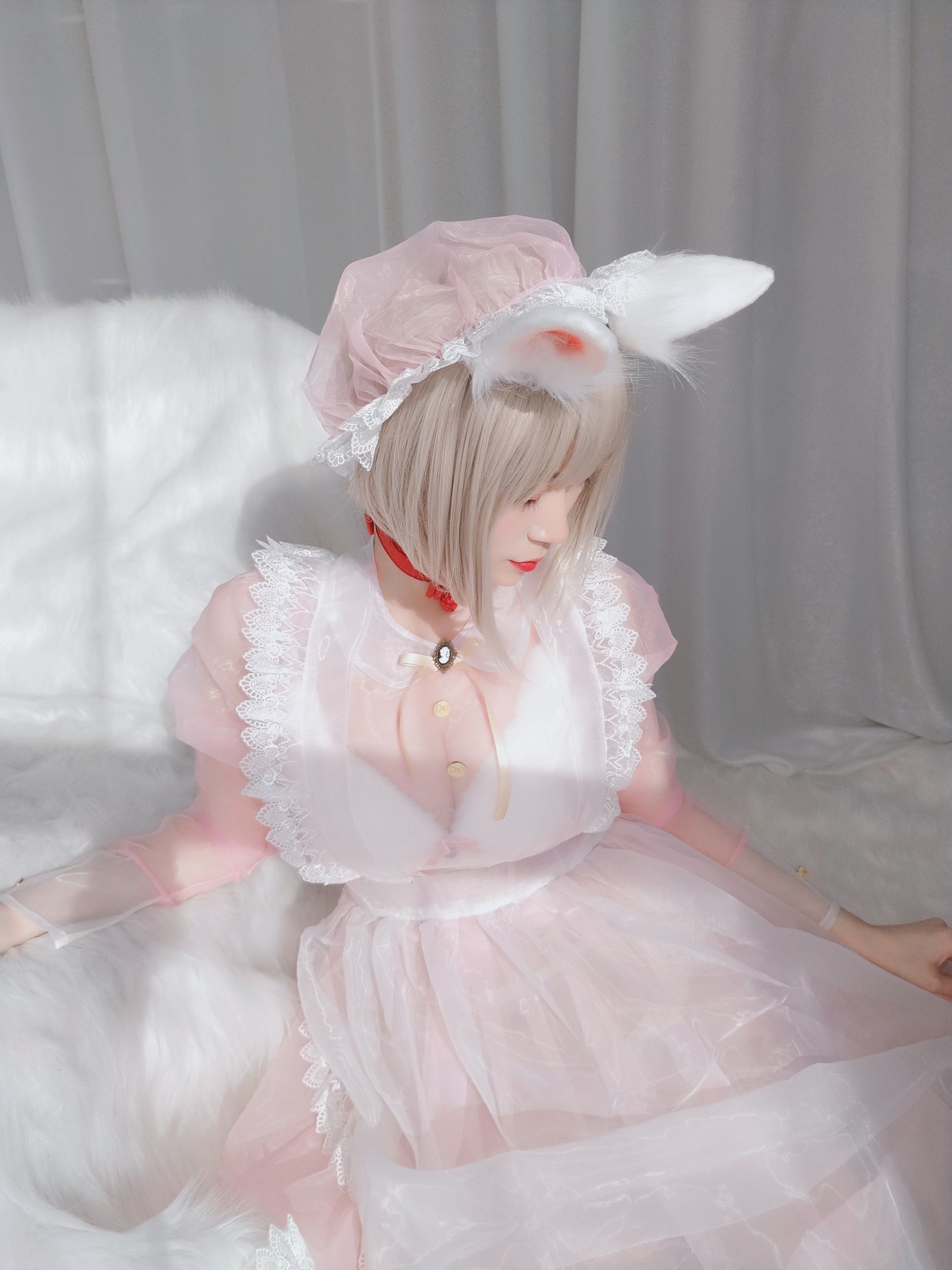 Coser小姐姐白银 女仆小兔子 Cosplay-第25张