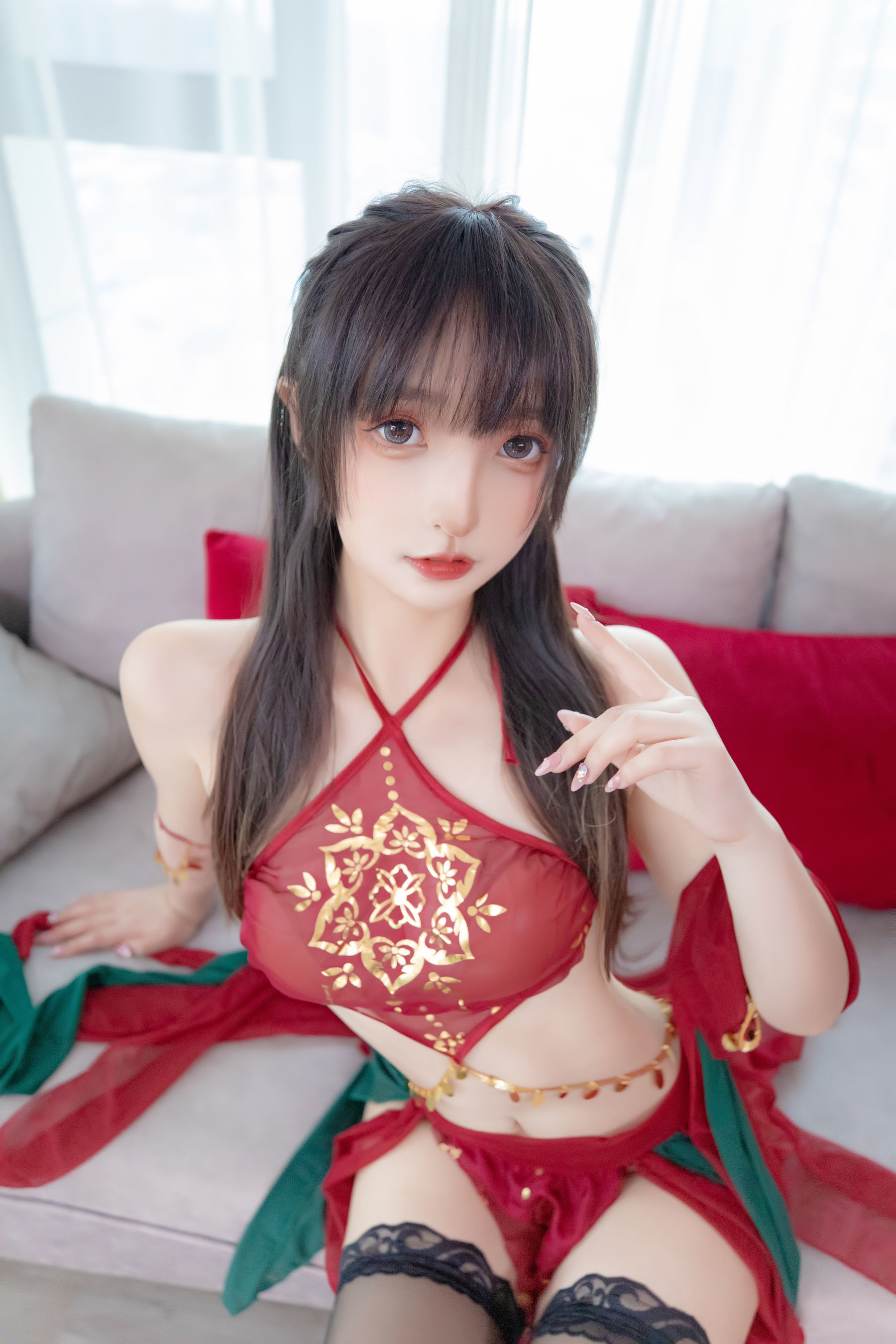 萝莉神楽板真冬 – 恋恋红尘 Cosplay-第36张