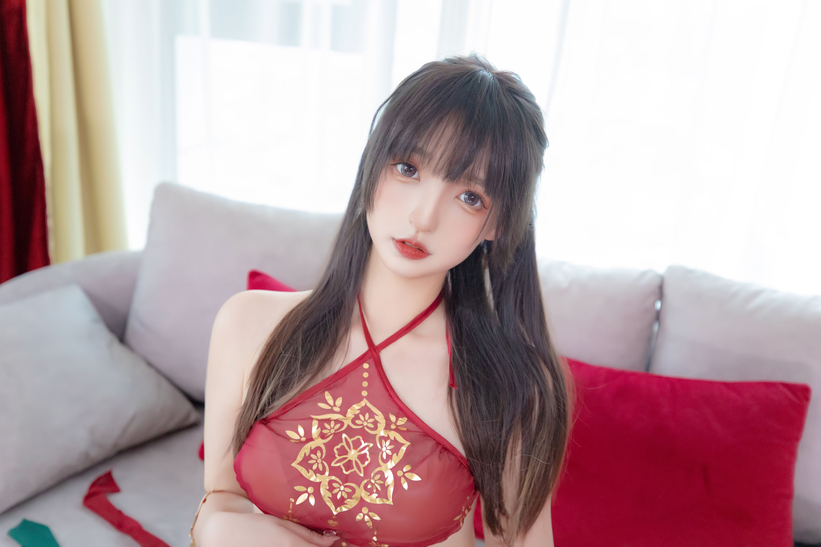 萝莉神楽板真冬 – 恋恋红尘 Cosplay-第44张