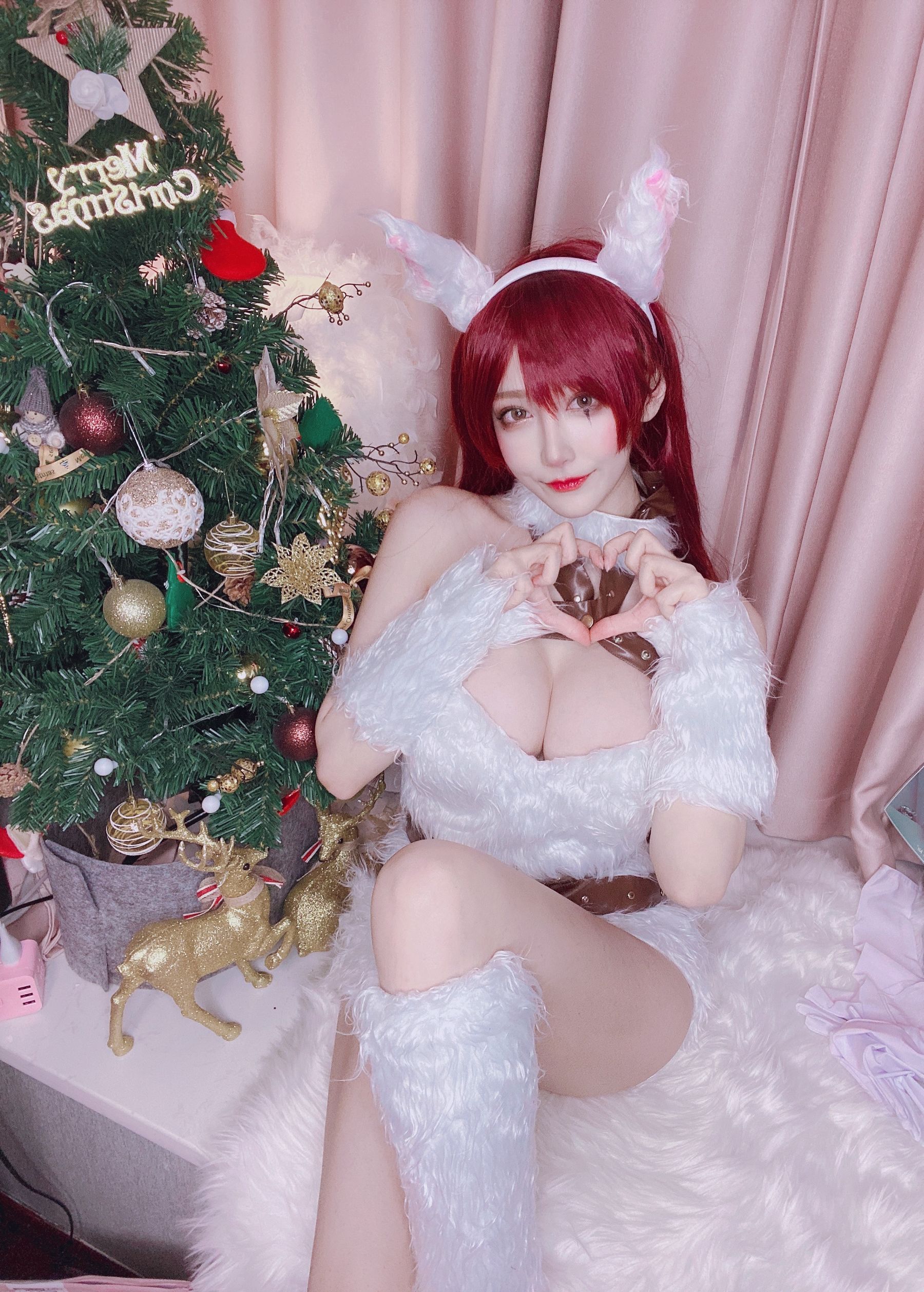 人气Coser啾小妍 – 暗夜猫女 Cosplay-第21张