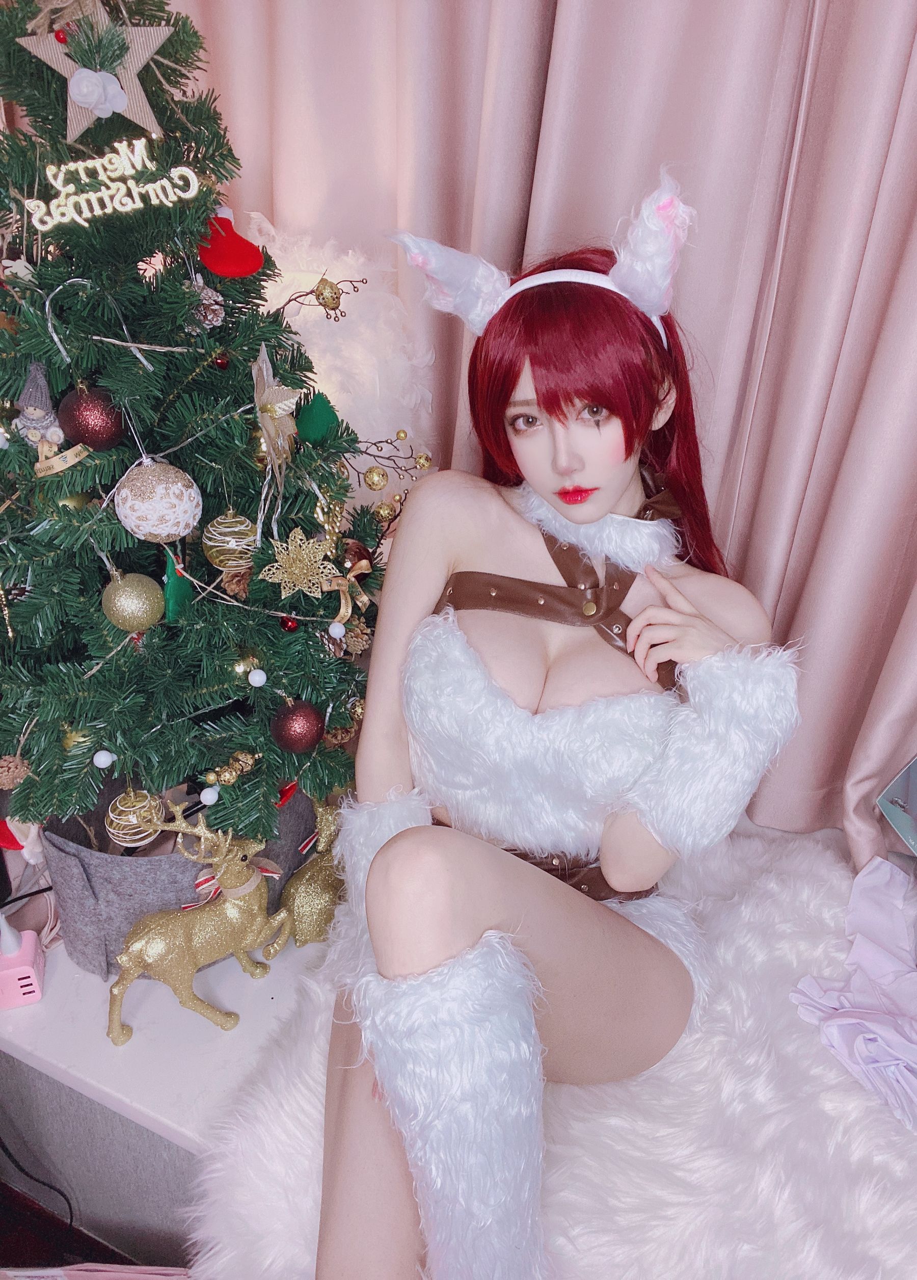 人气Coser啾小妍 – 暗夜猫女 Cosplay-第22张
