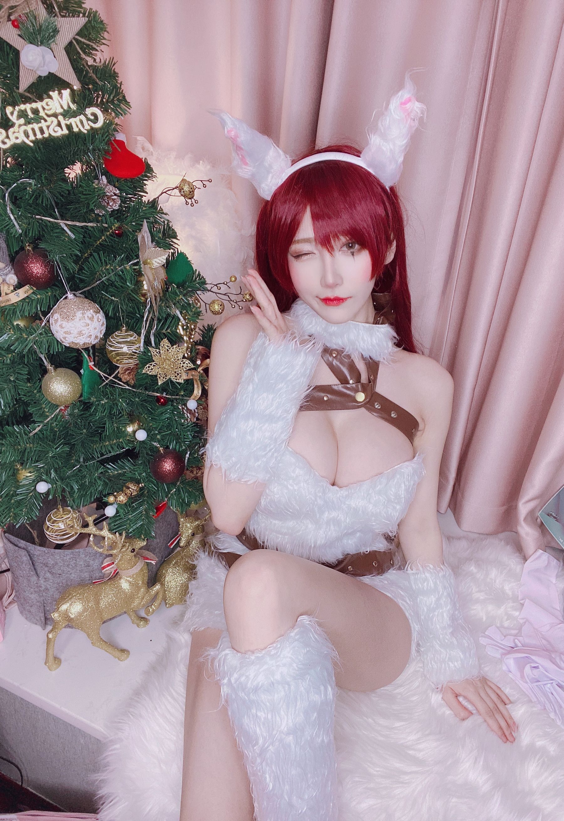人气Coser啾小妍 – 暗夜猫女 Cosplay-第23张
