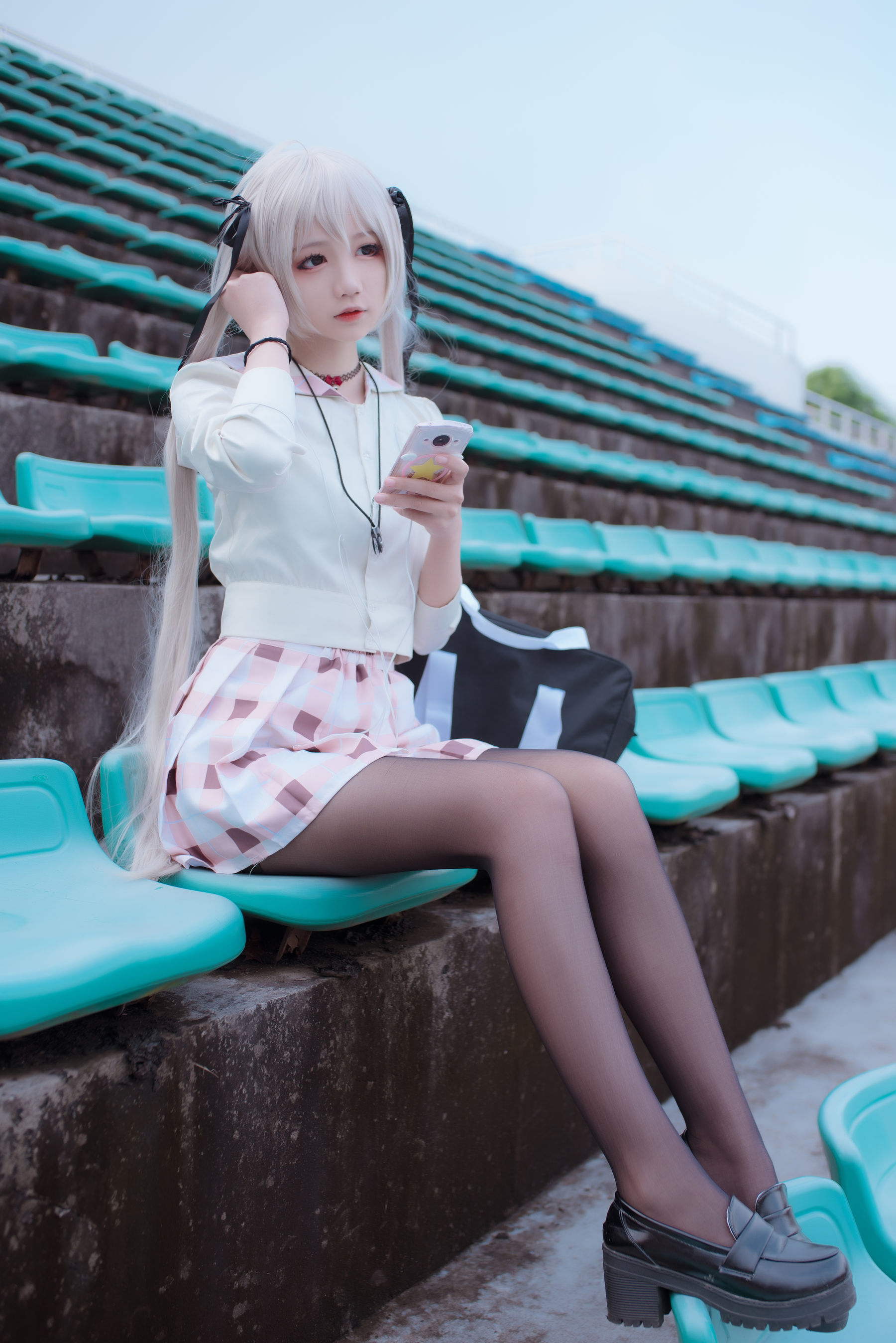 清纯少女五更百鬼 校服穹 Cosplay-第1张