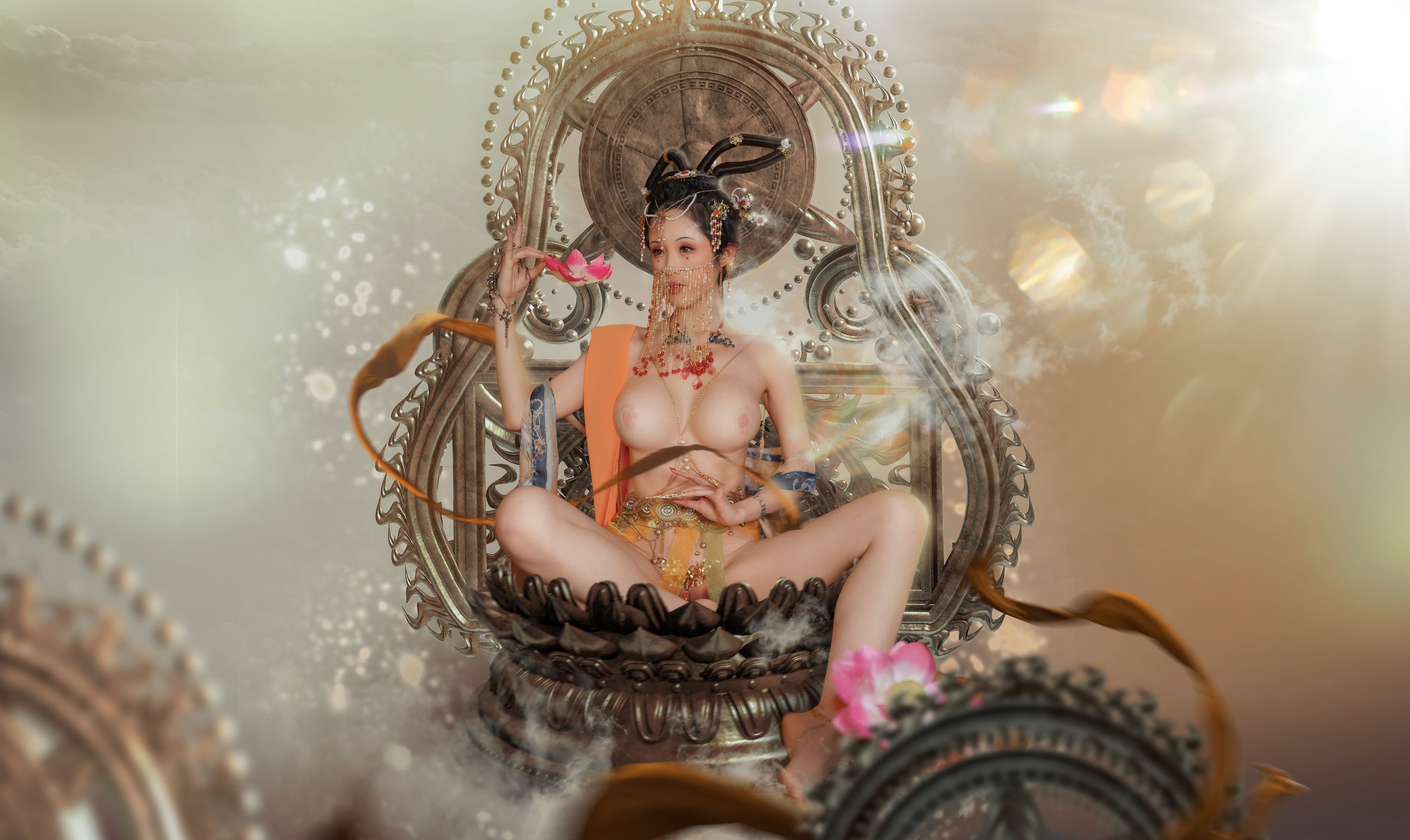 钛合金大粑粑 – 画中仙 Cosplay-第29张