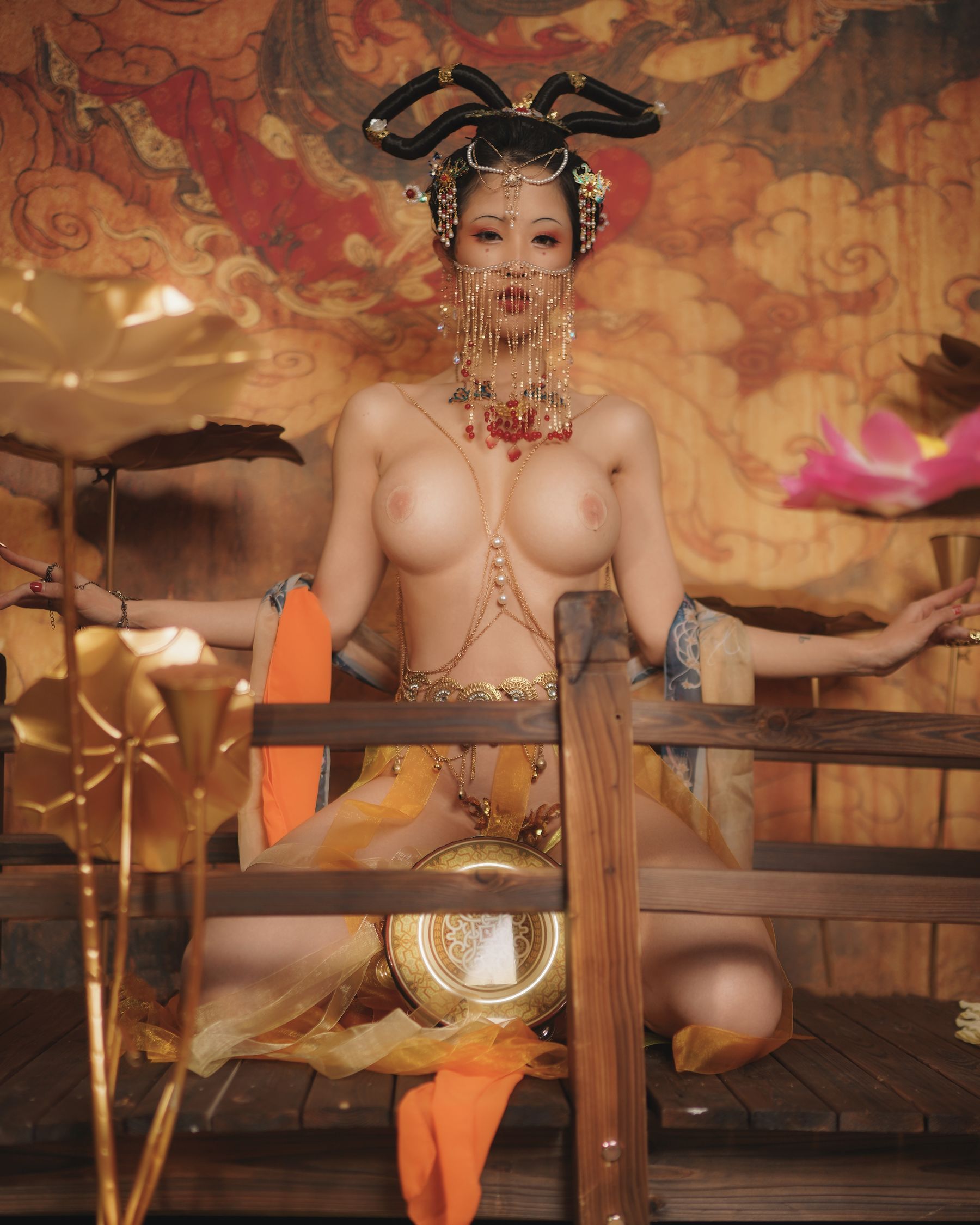 钛合金大粑粑 – 画中仙 Cosplay-第31张