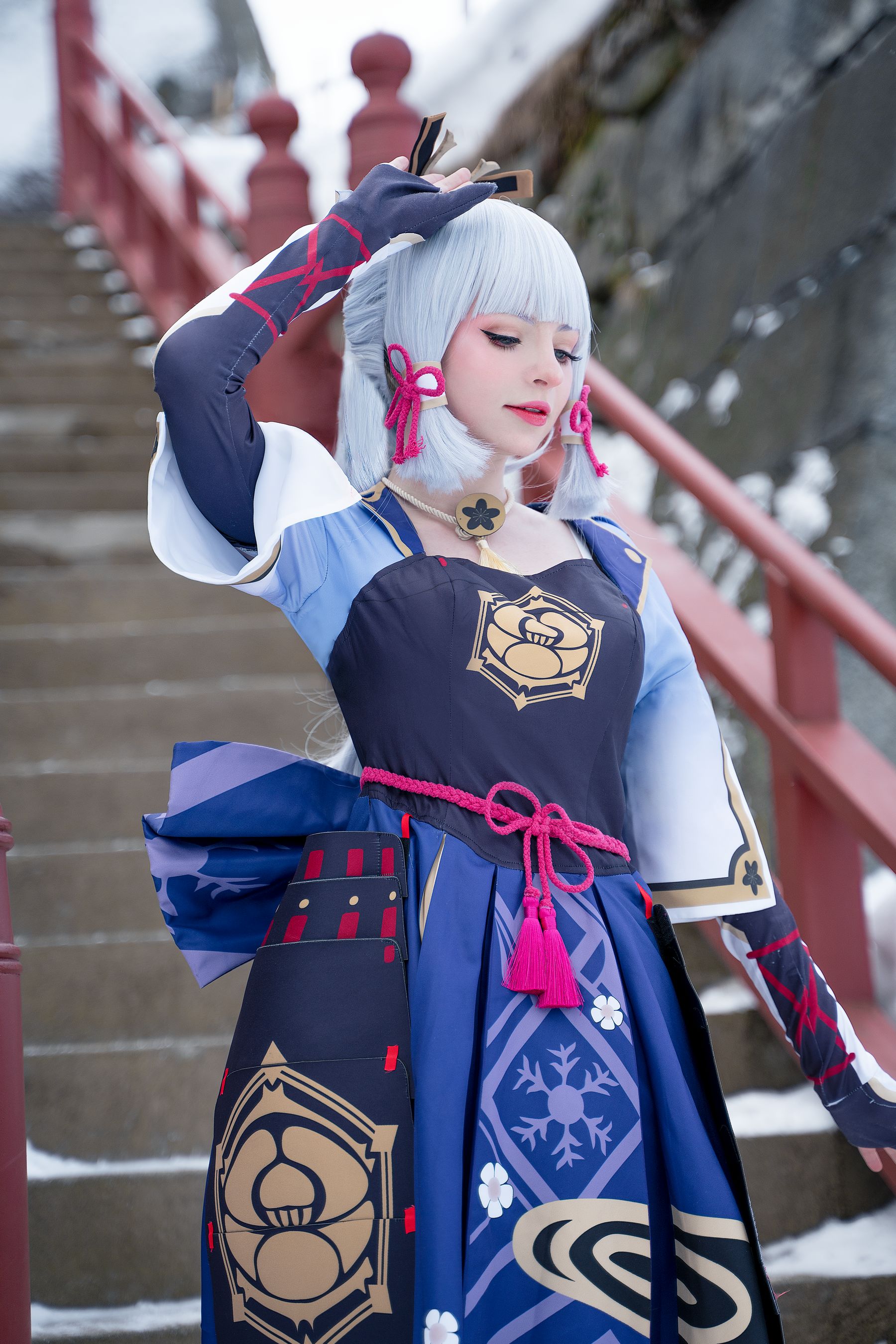 Peach milky – Ayaka genshin impact Cosplay-第17张