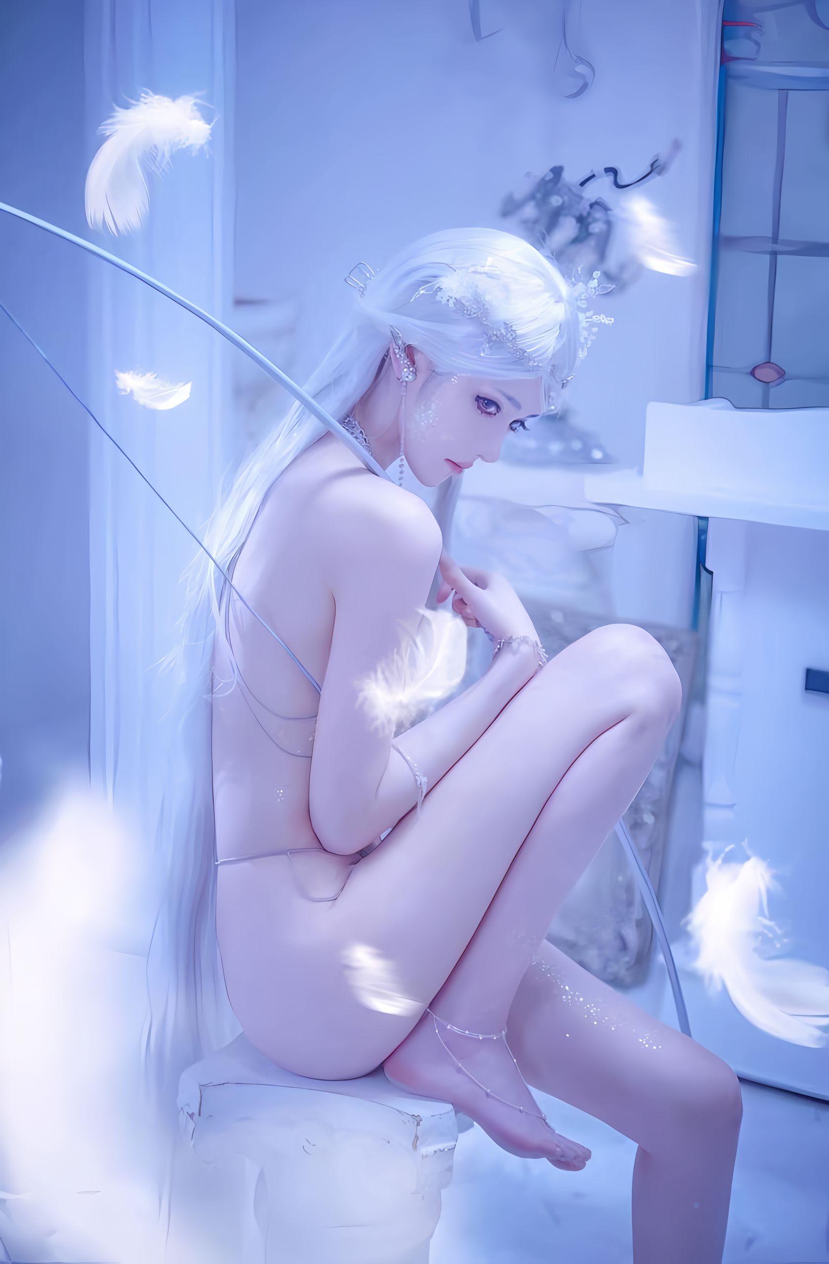 动漫博主南桃Momoko – 精灵屑 Cosplay-第1张