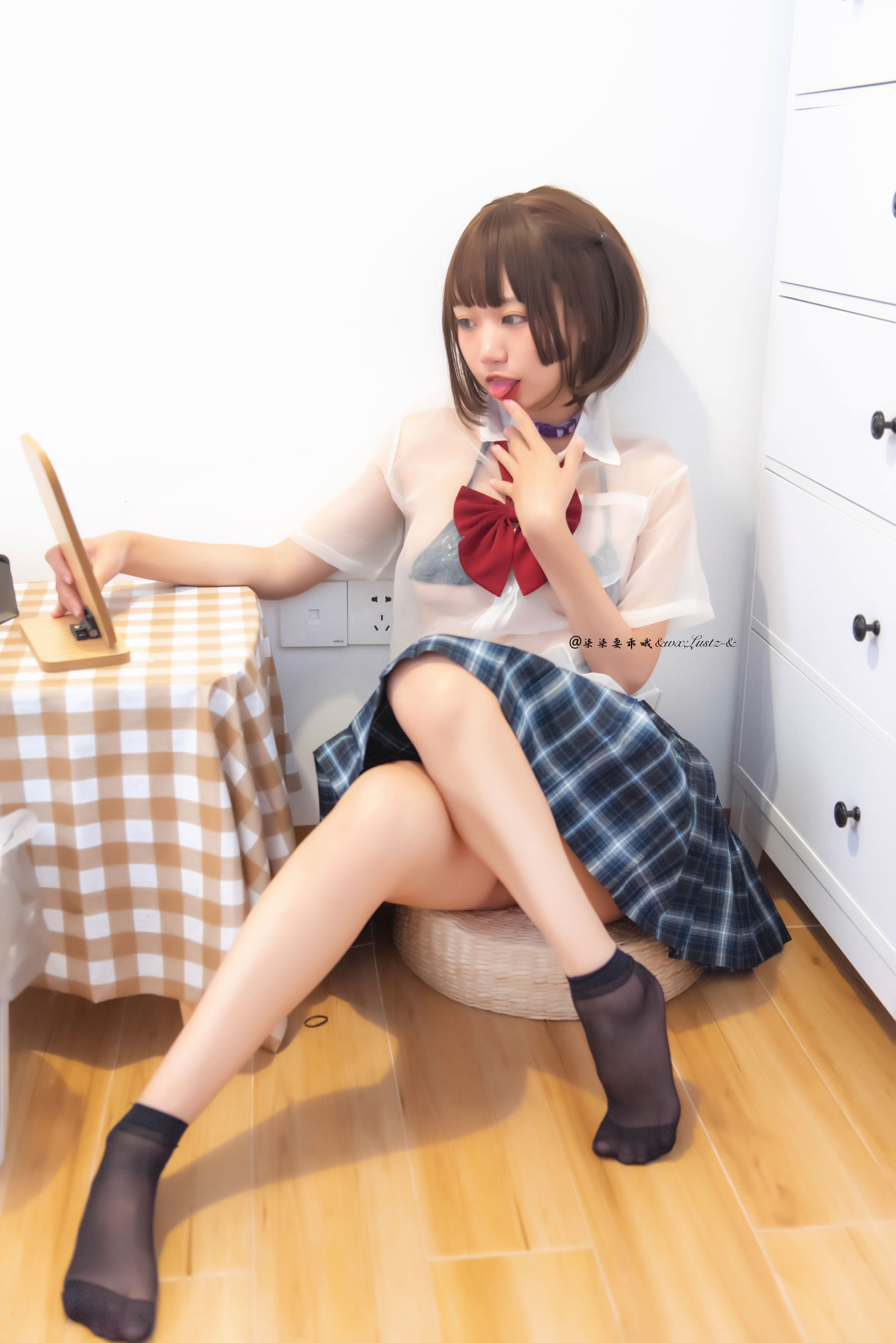 动漫博主柒柒要乖哦 – 晚间约会 Cosplay-第26张
