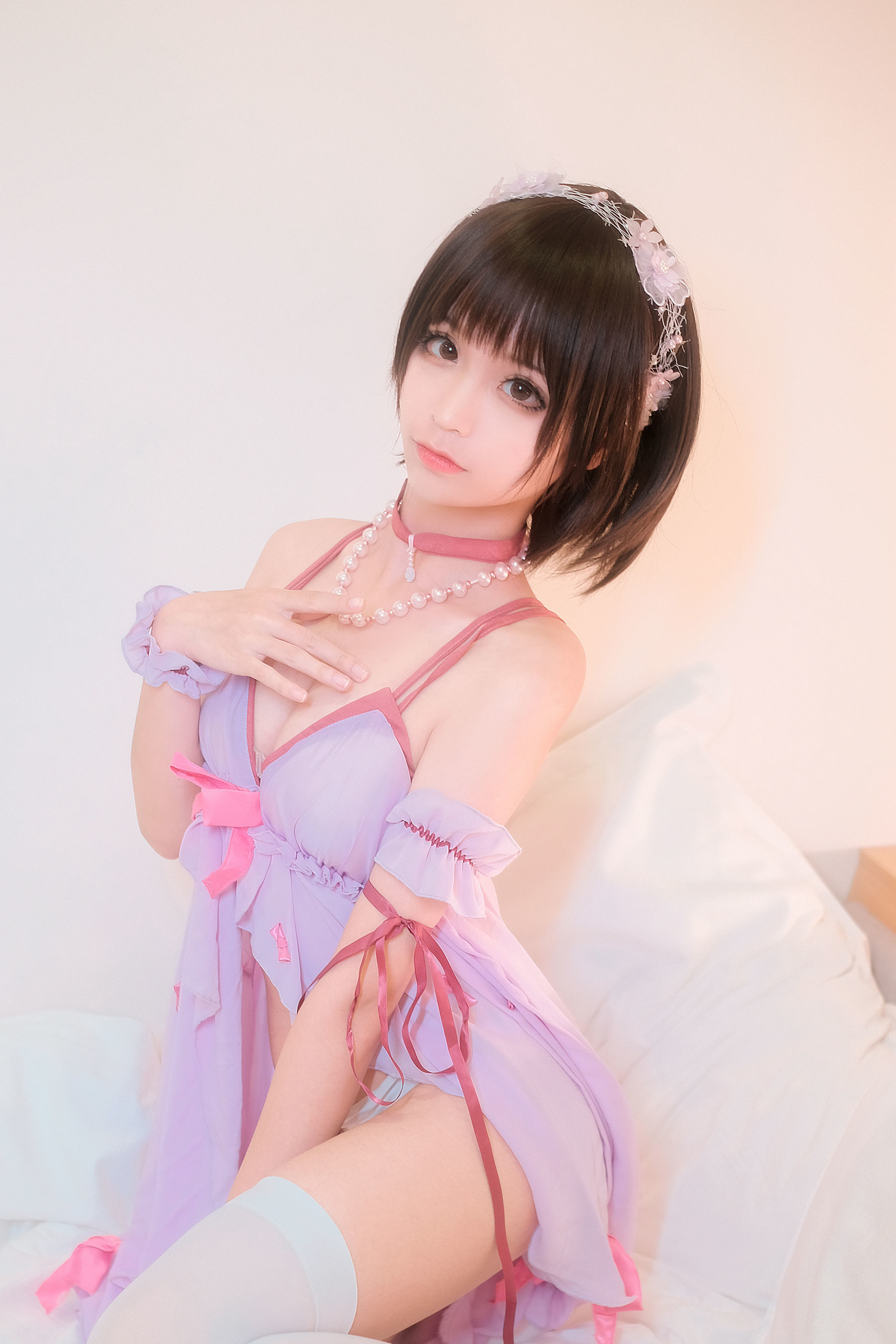 动漫博主蠢沫沫 加藤惠睡衣 Cosplay-第26张