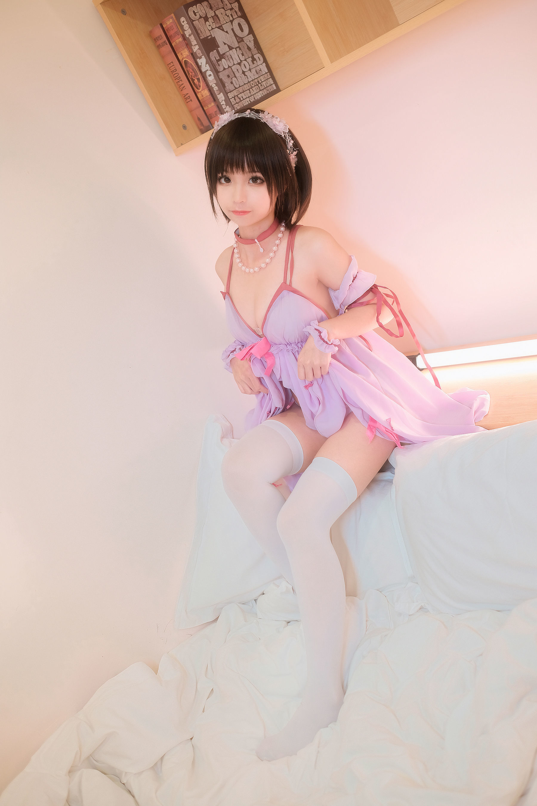 动漫博主蠢沫沫 加藤惠睡衣 Cosplay-第28张