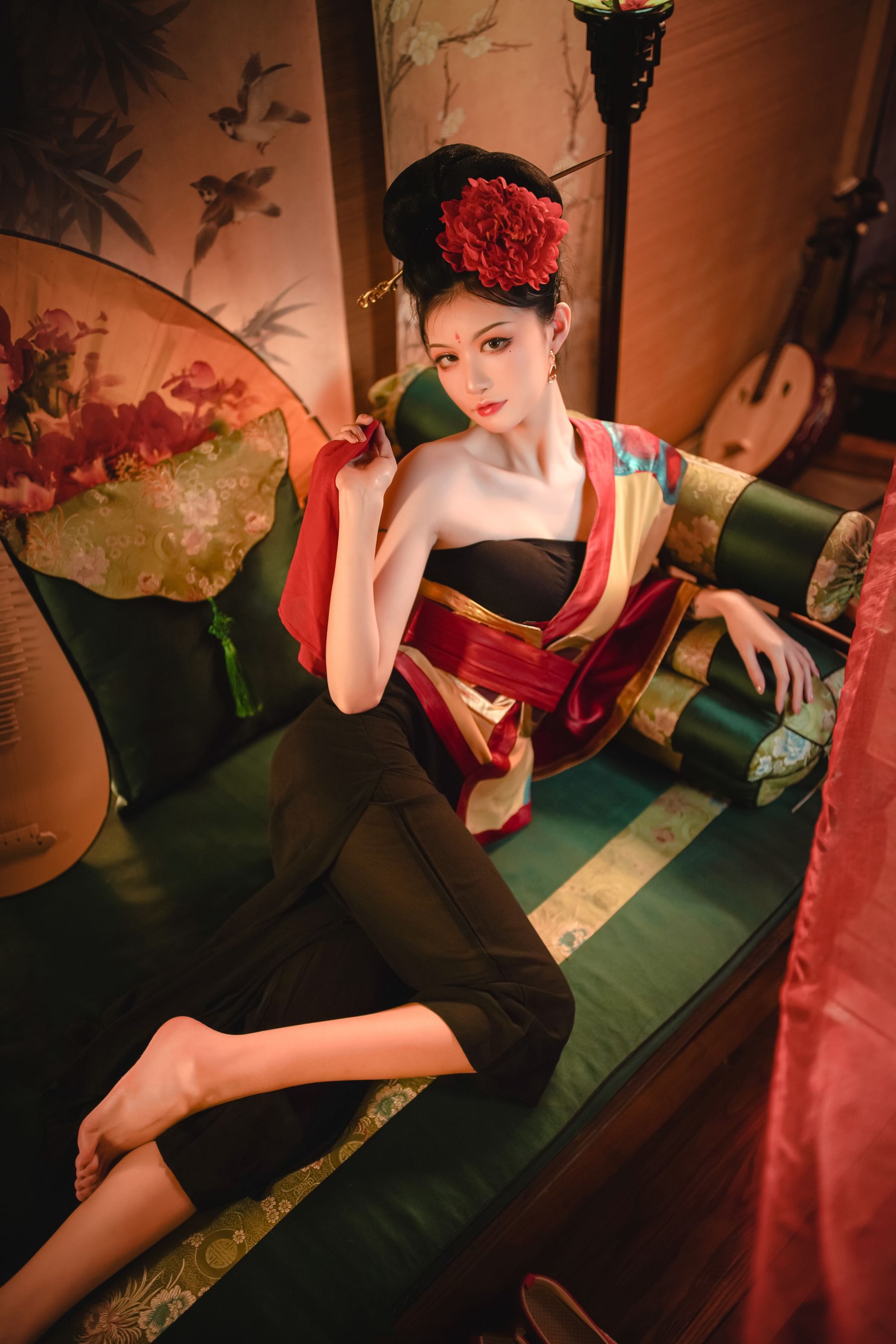 COS萌妹沧霁桔梗 – 一千零一个江湖 Cosplay-第1张