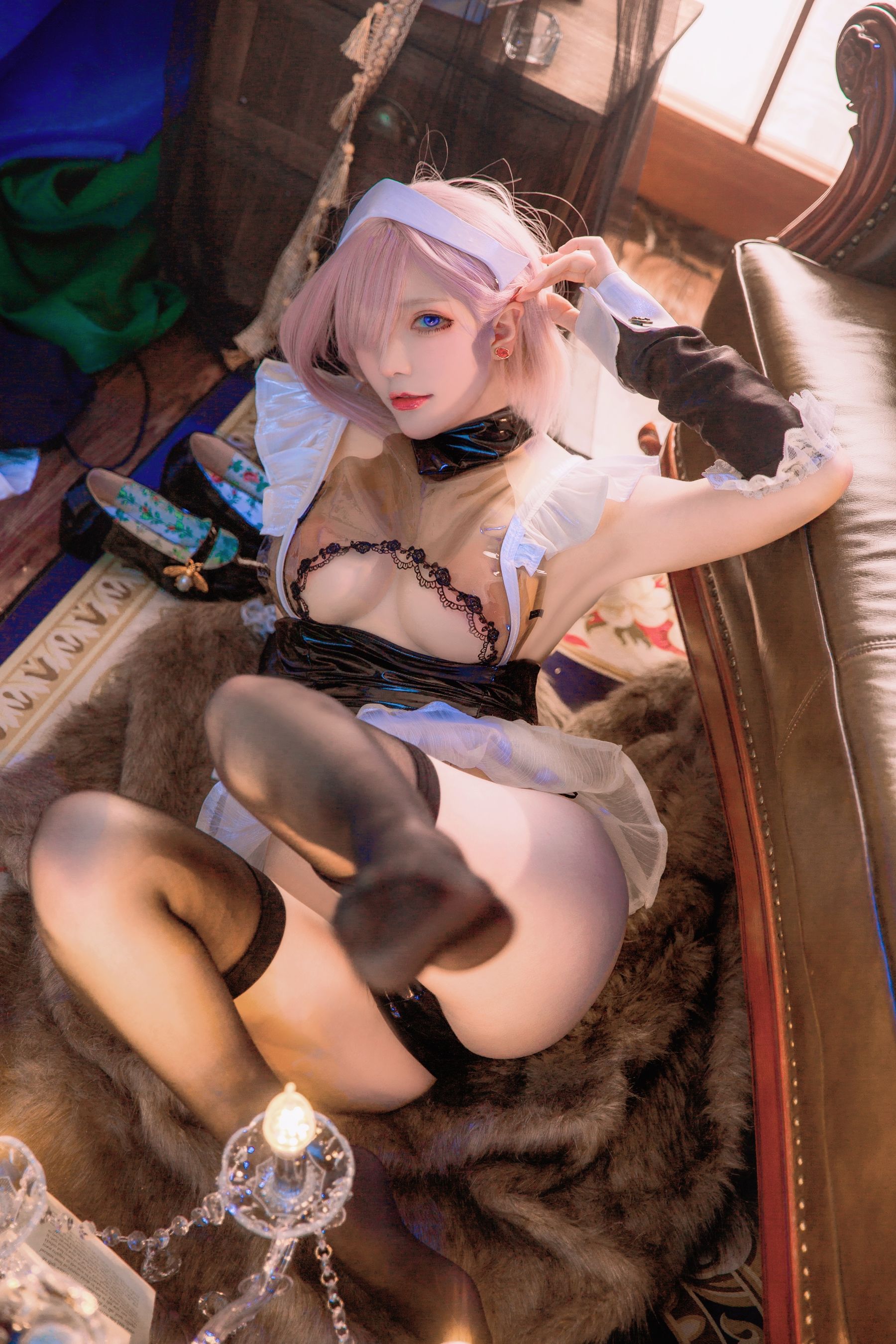 起司块wii – 宫本武藏 女仆 Cosplay-第1张