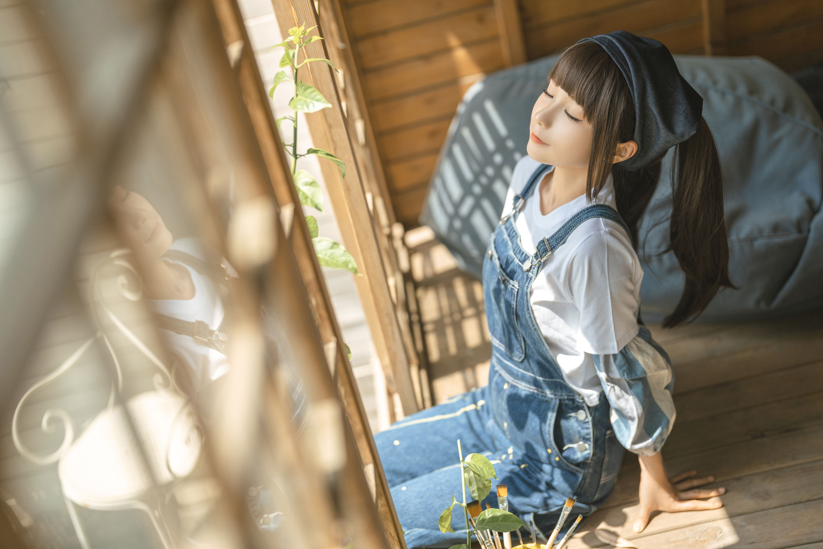 动漫博主蠢沫沫 – 小画家 Cosplay-第40张