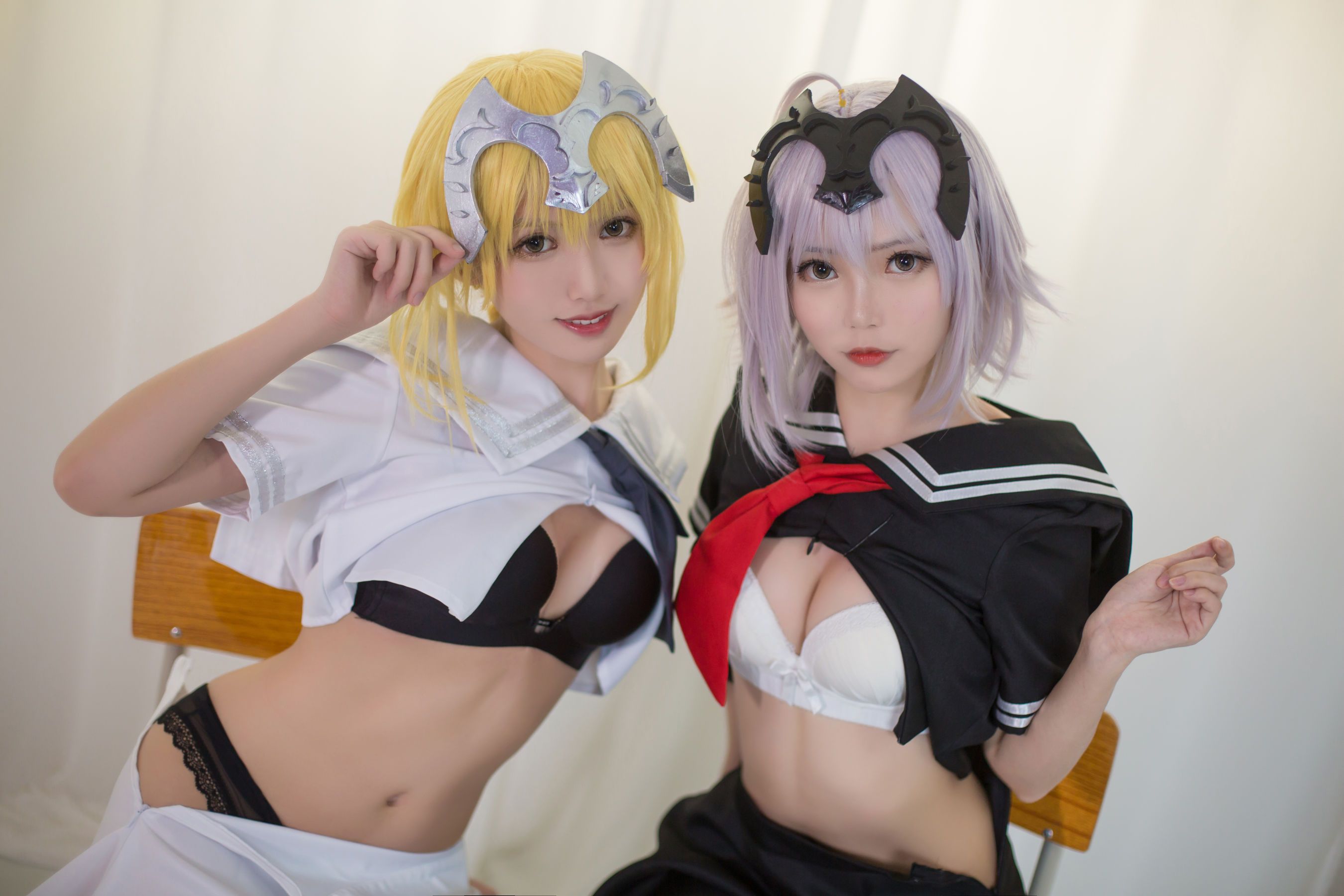 超人气Coser鳗鱼霏儿大肉丸Amiee 贞德 Cosplay-第26张