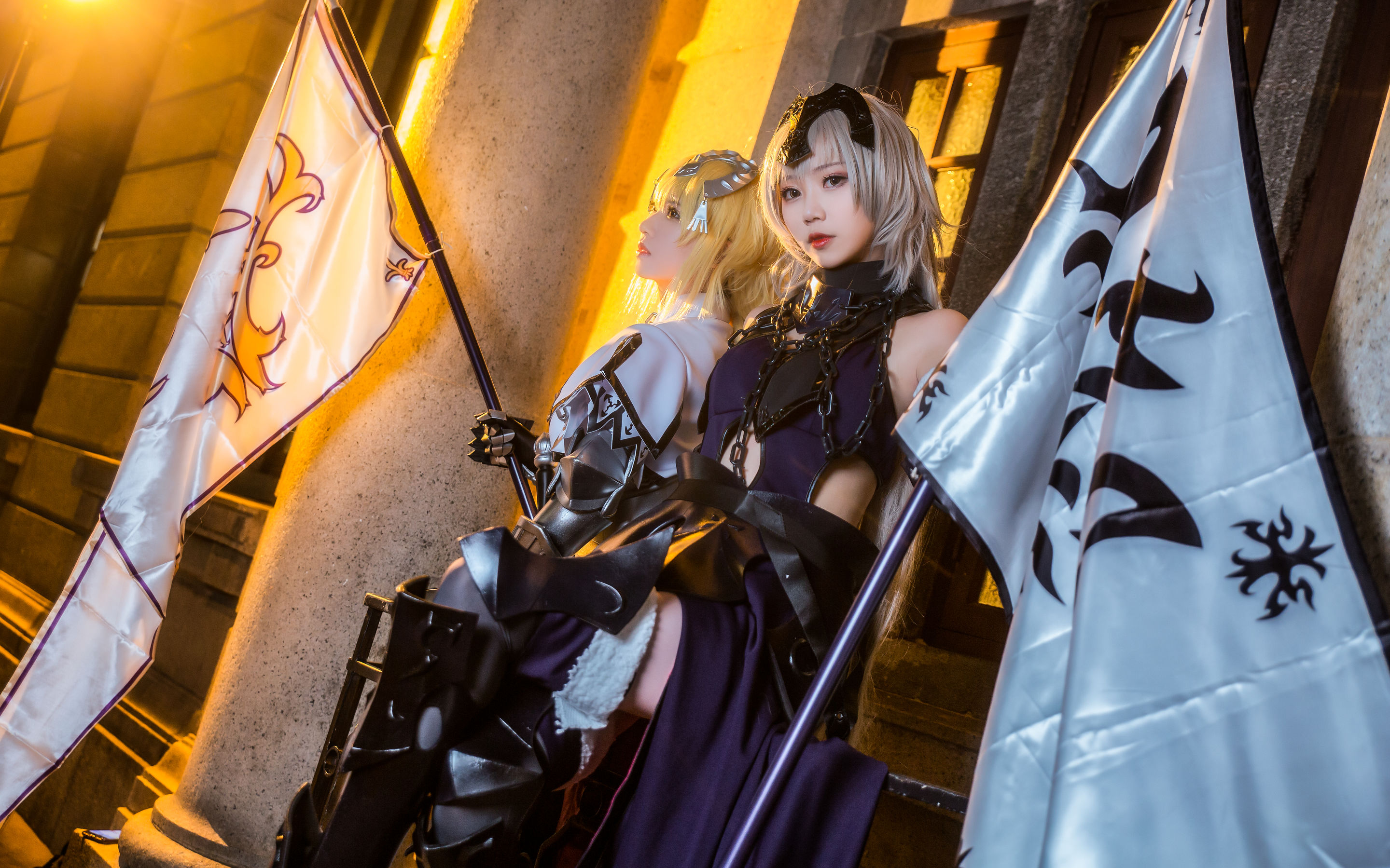 超人气Coser鳗鱼霏儿大肉丸Amiee 贞德 Cosplay-第34张