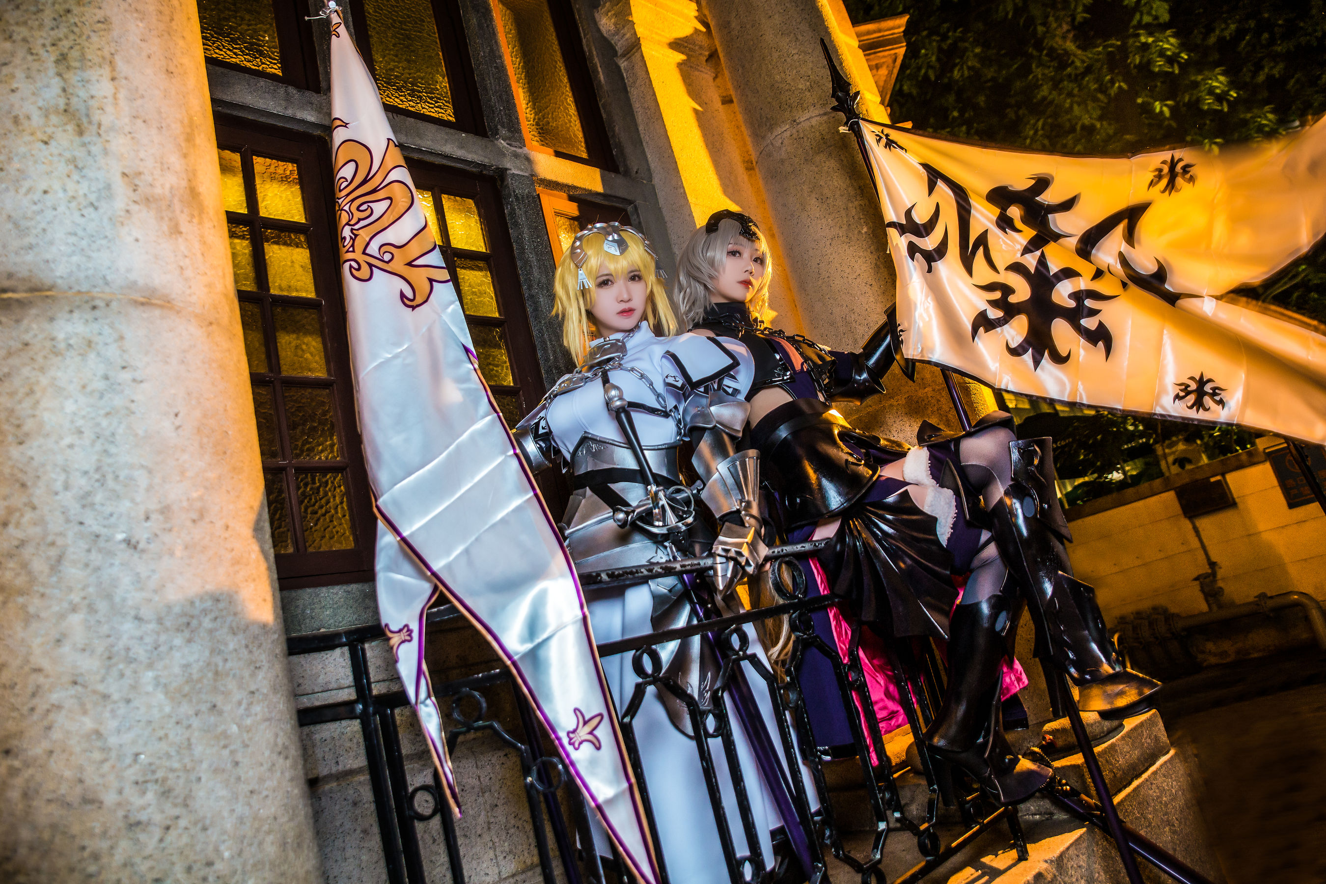 超人气Coser鳗鱼霏儿大肉丸Amiee 贞德 Cosplay-第35张