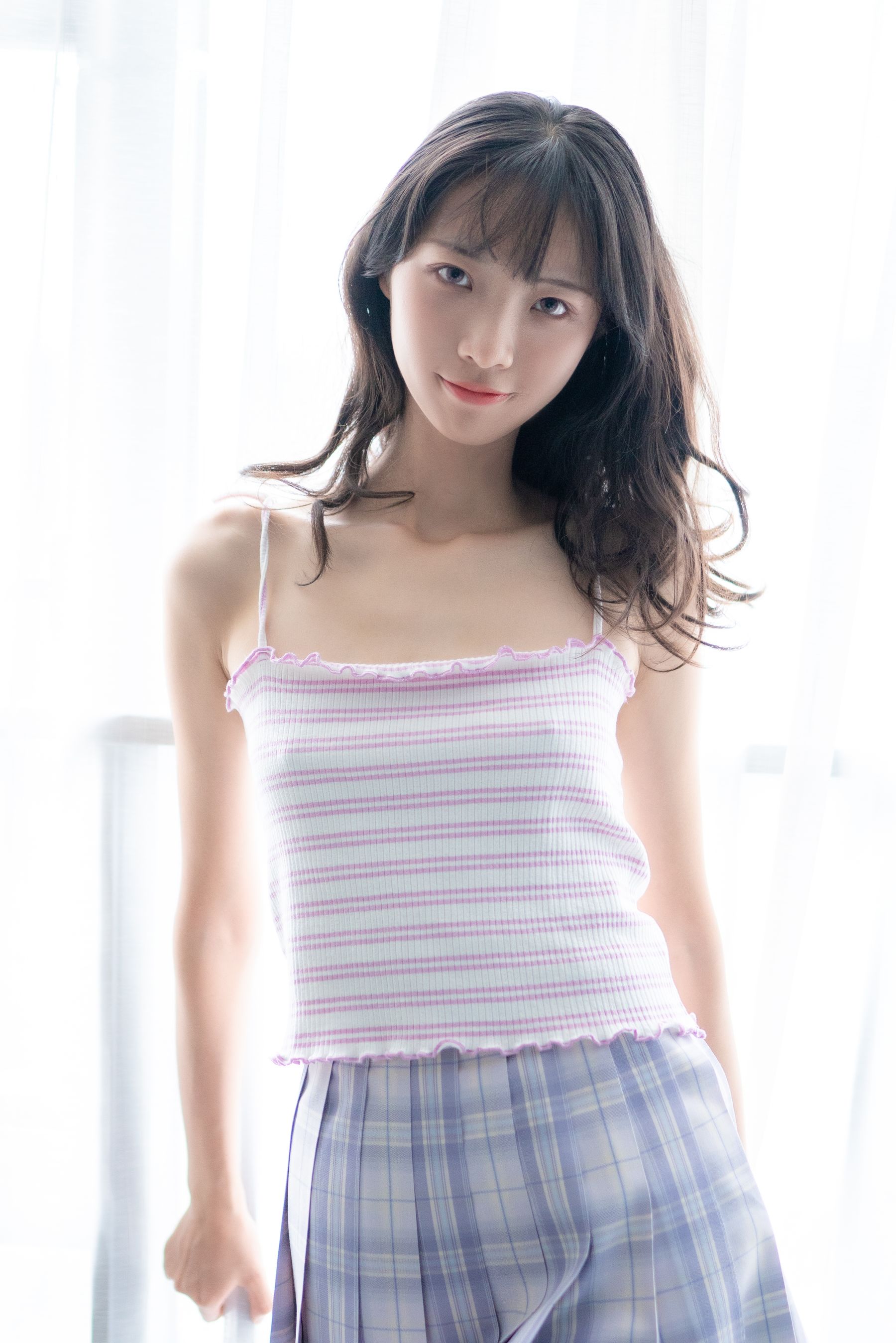 清纯妹子西瓜 – 清新JK Cosplay-第30张