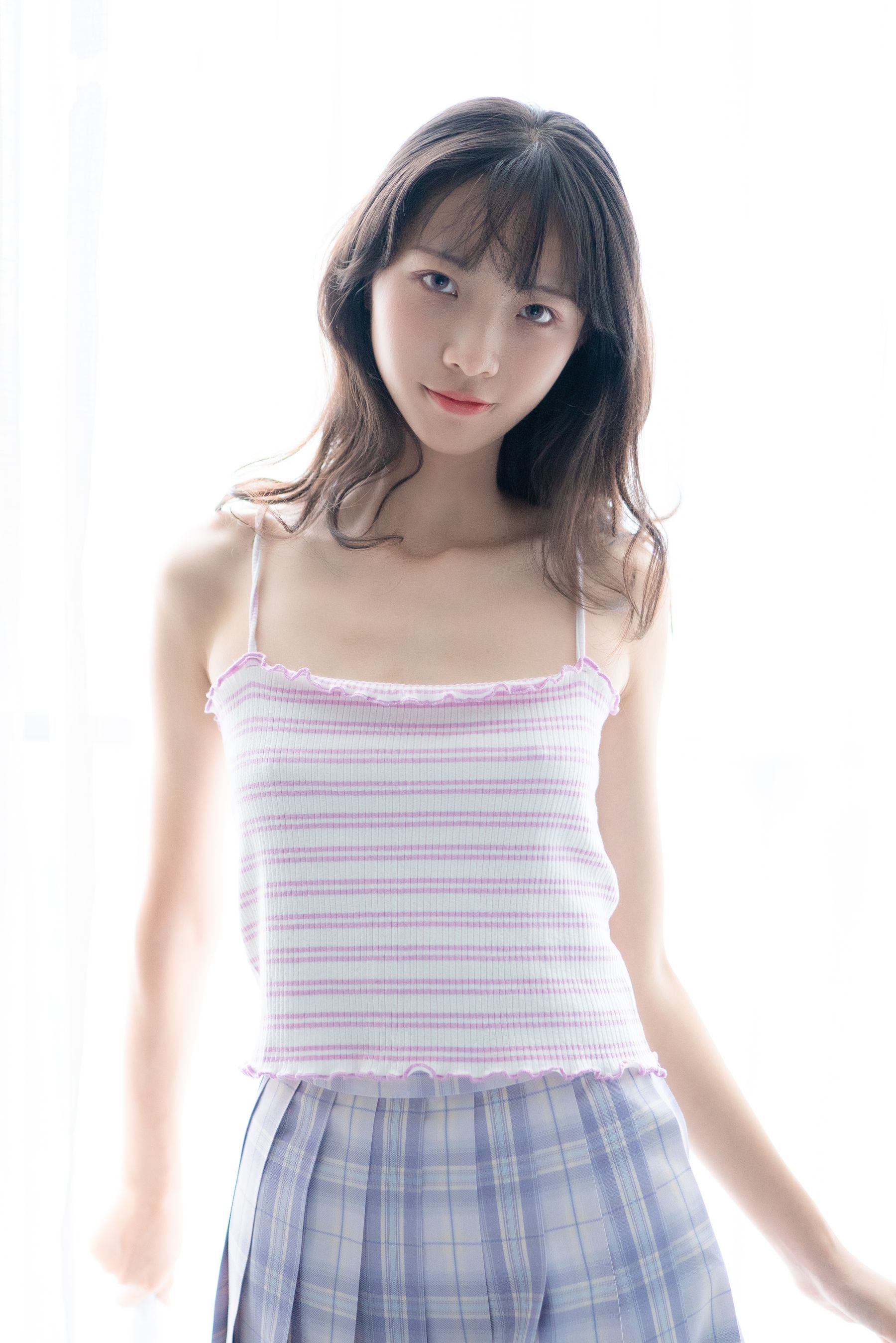 清纯妹子西瓜 – 清新JK Cosplay-第33张