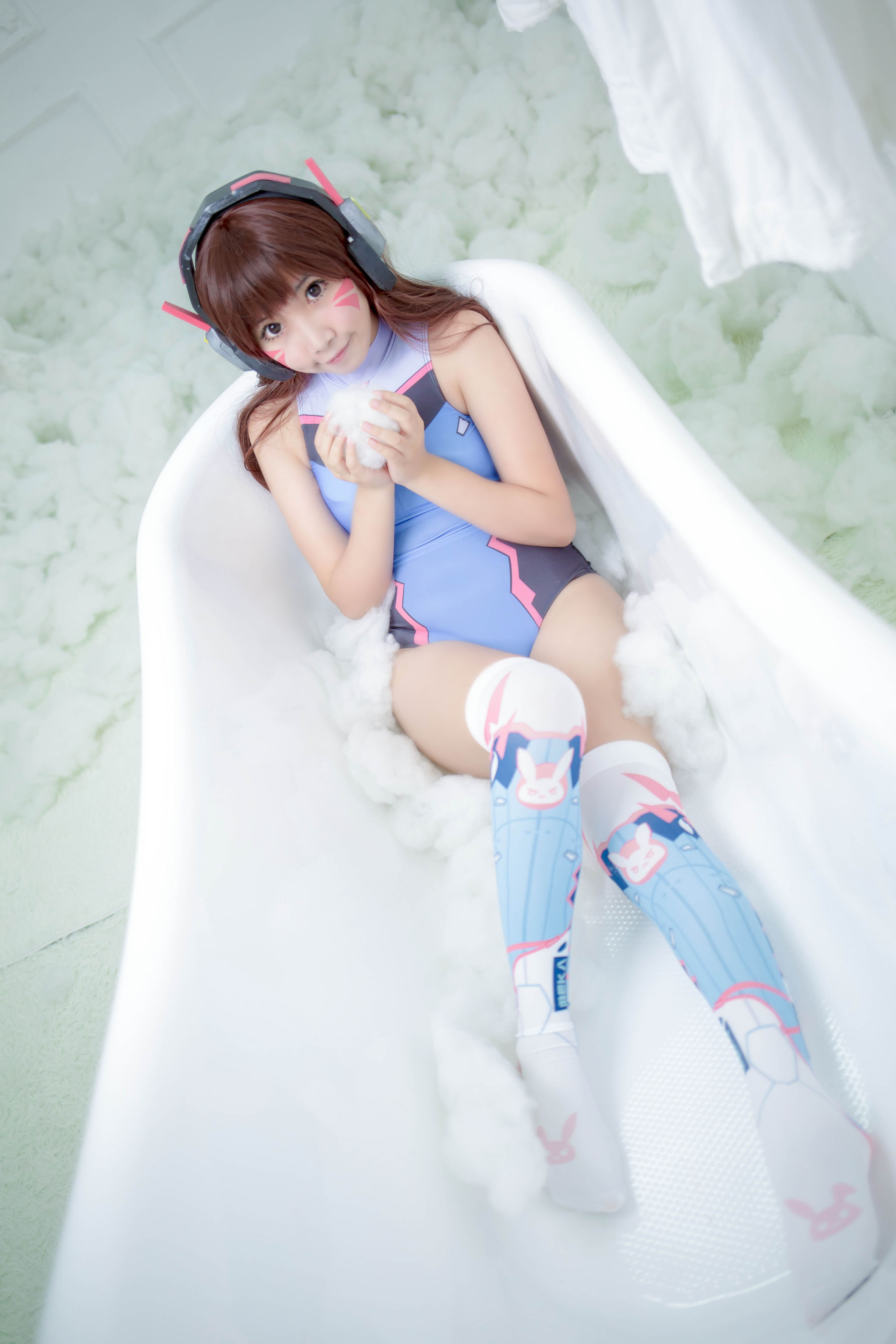 萝莉蜜嘟喵 DVA泳衣 Cosplay-第28张