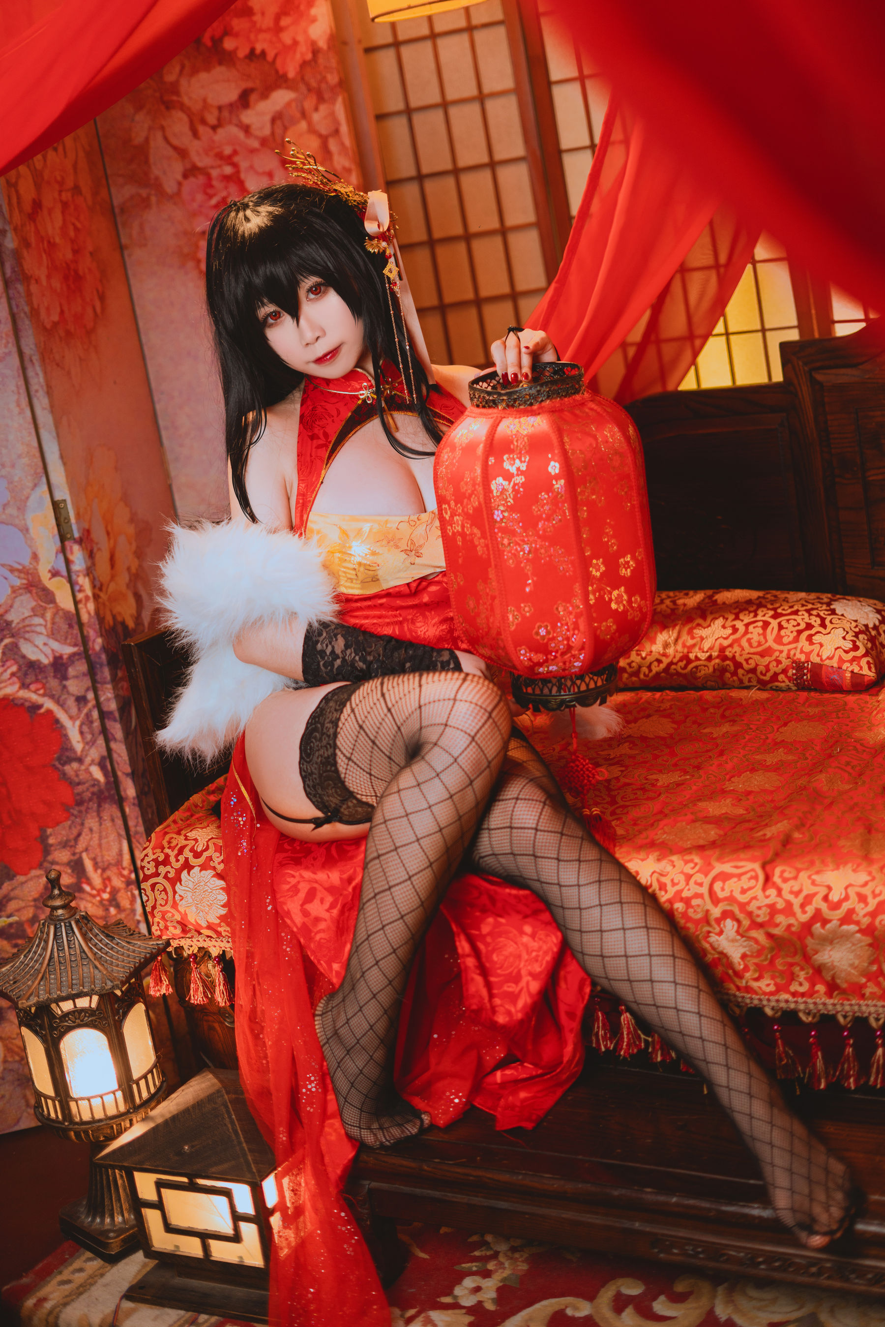 贞子蜜桃 – 大凤旗袍 Cosplay-第1张