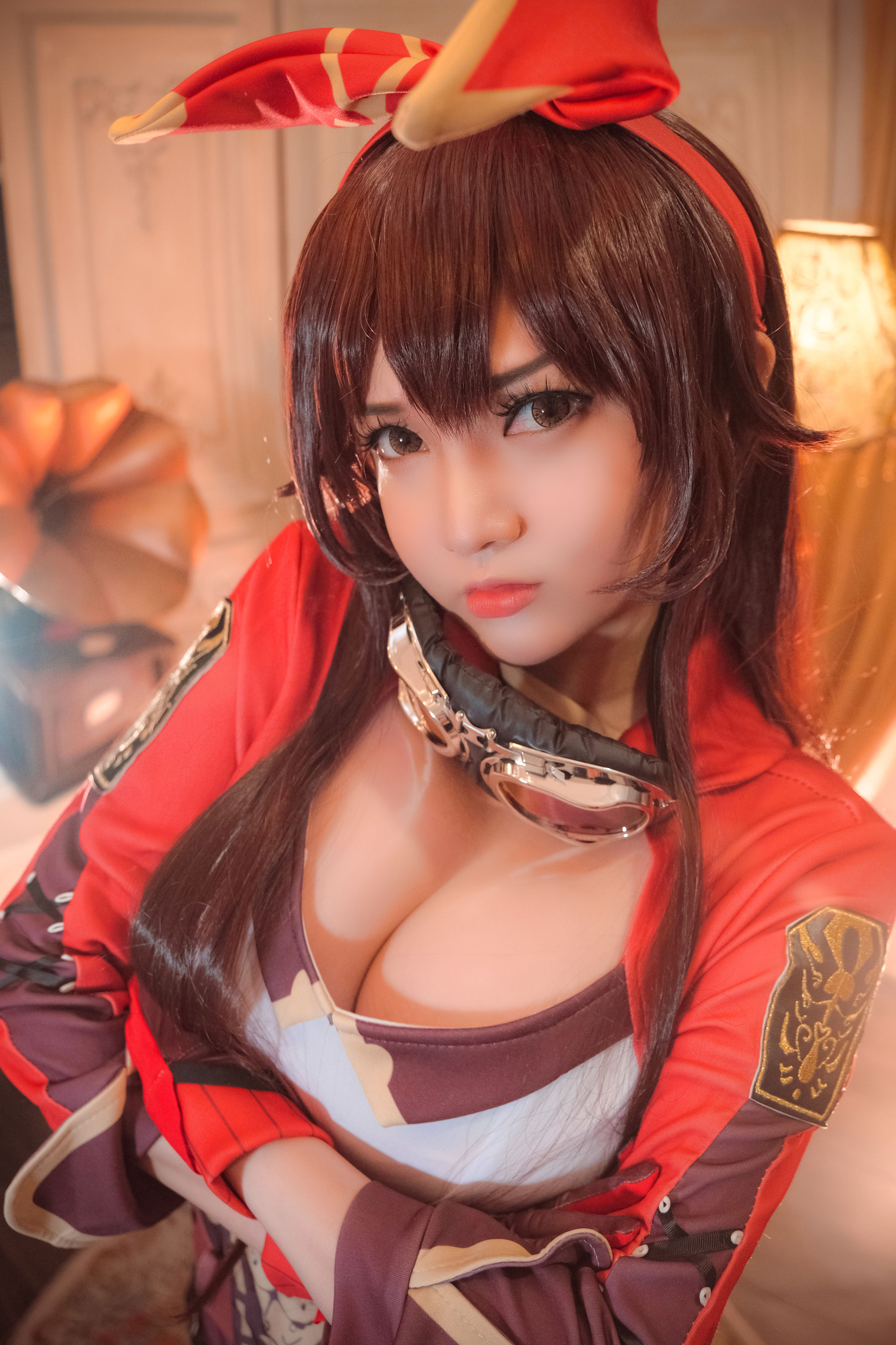 Coser小姐姐Potato Godzilla – Amber (Genshin Impact) Cosplay-第18张
