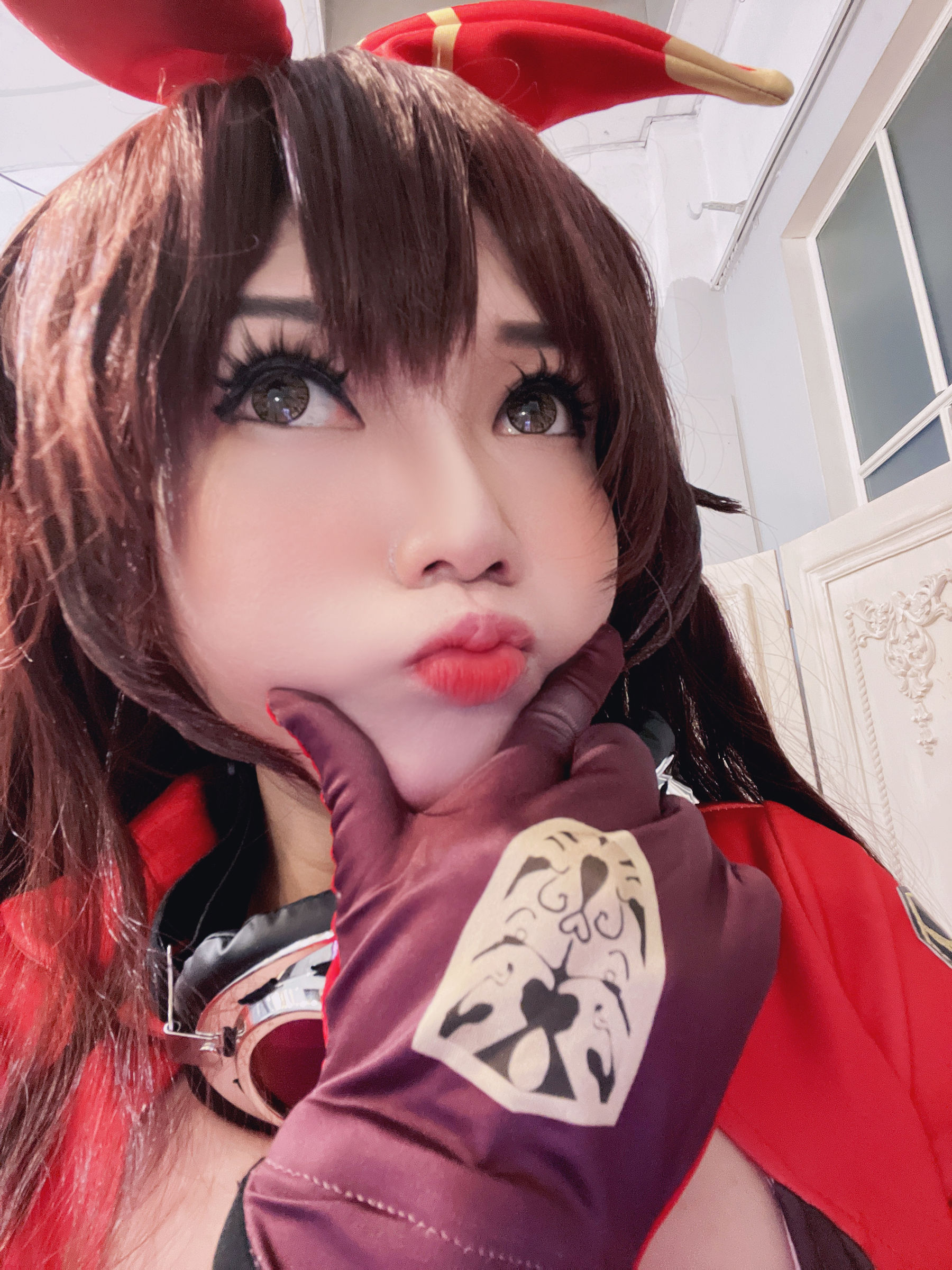 Coser小姐姐Potato Godzilla – Amber (Genshin Impact) Cosplay-第19张