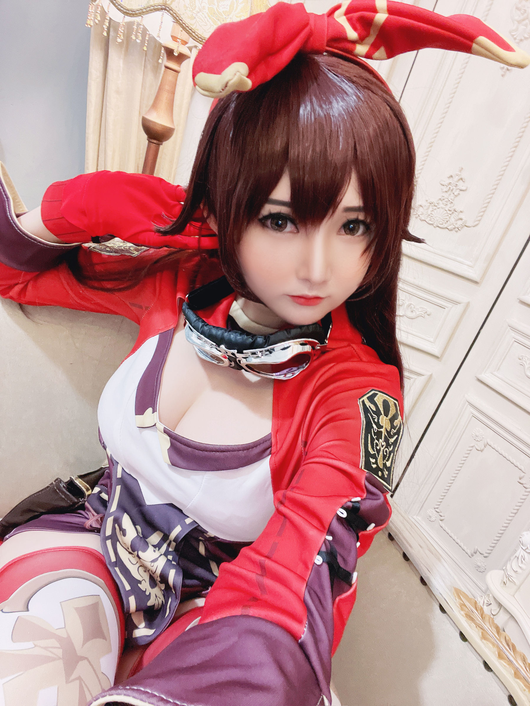 Coser小姐姐Potato Godzilla – Amber (Genshin Impact) Cosplay-第20张