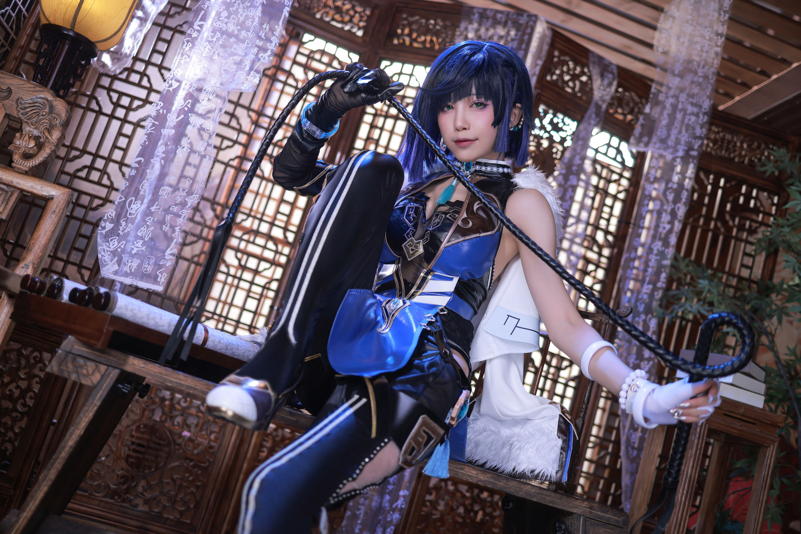 动漫博主水淼aqua – 夜兰 Cosplay-第1张