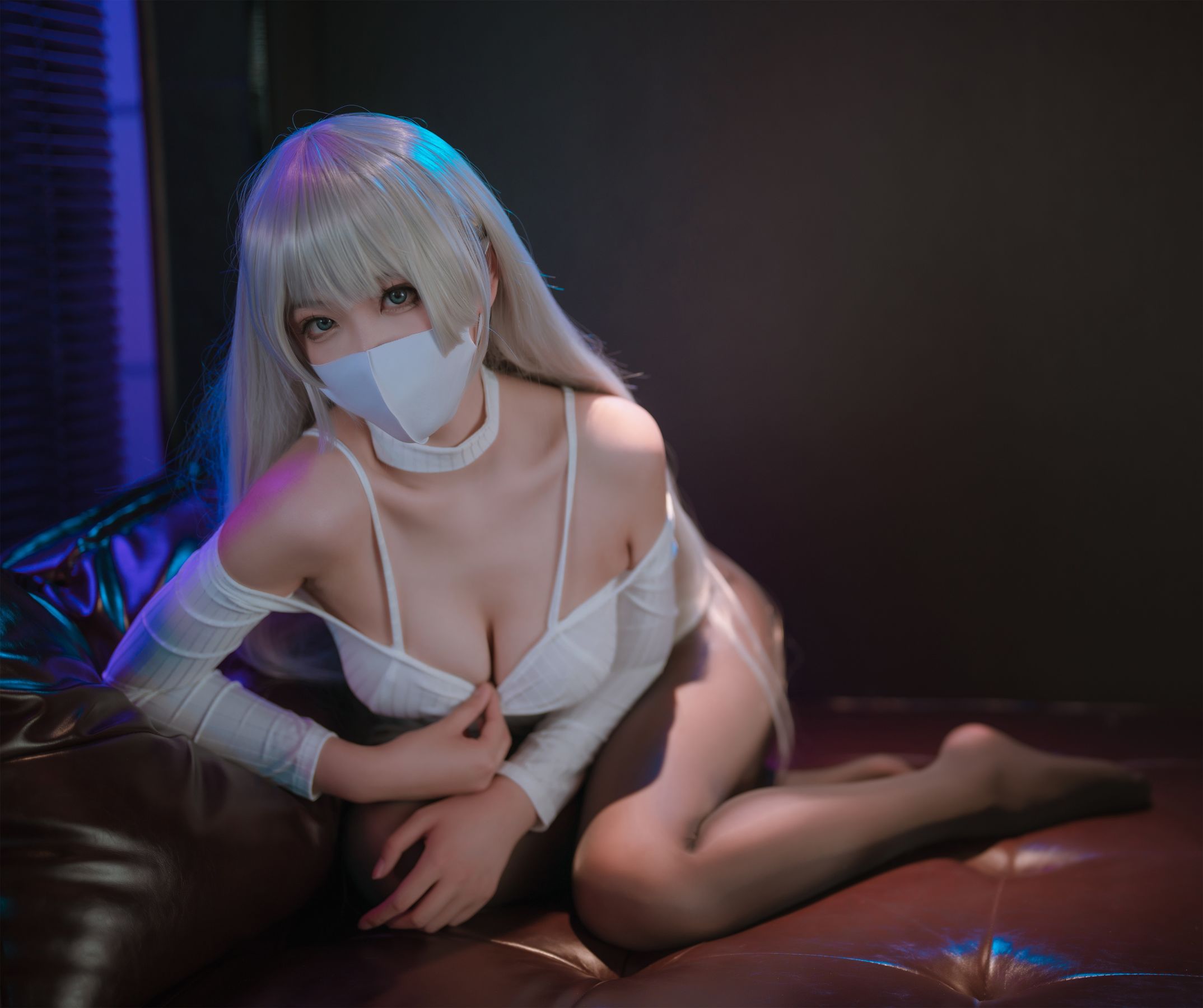 轩萧学姐 – 高开叉运动鞋 茑 Cosplay-第20张