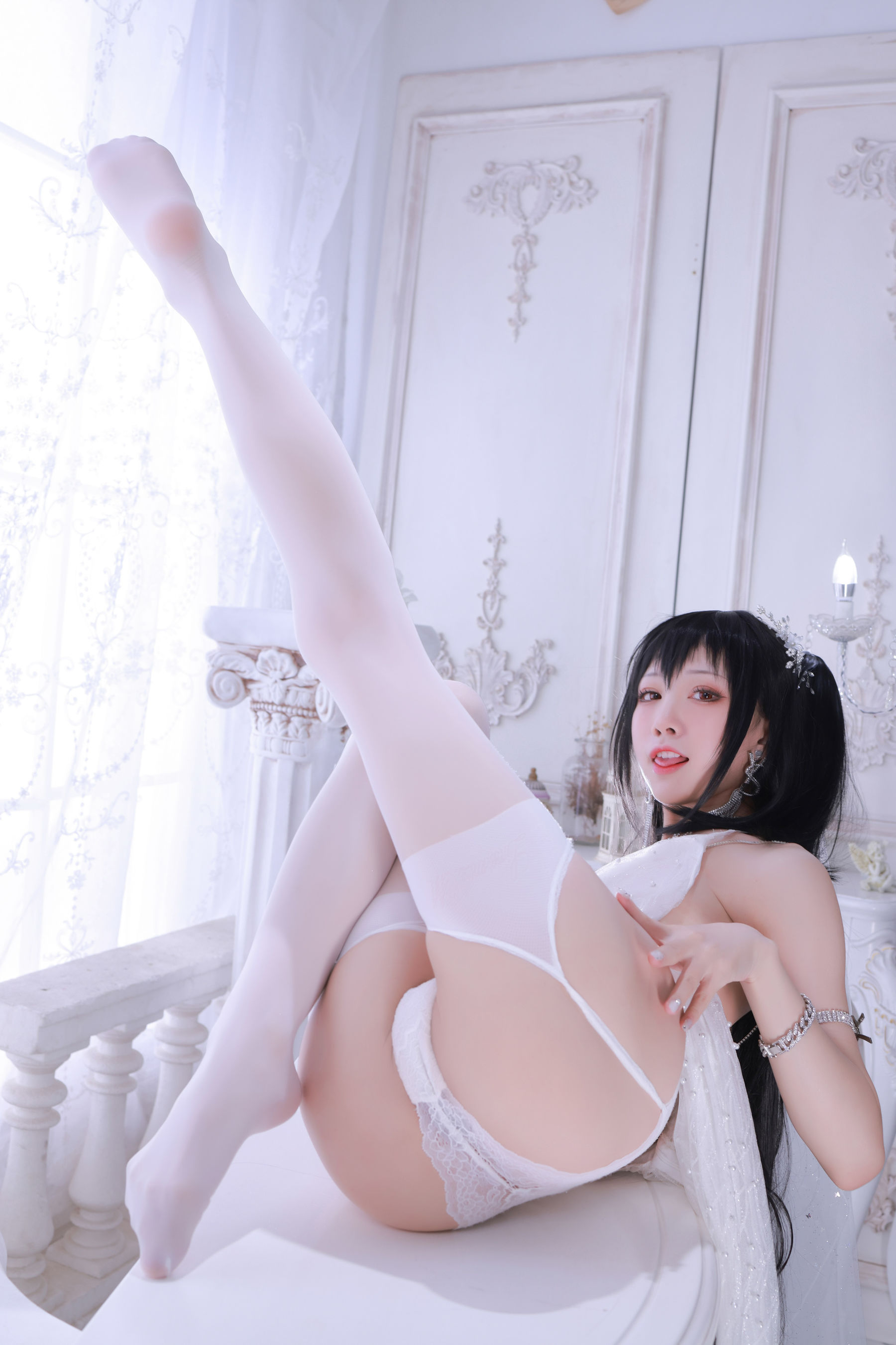 动漫博主水淼aqua – 大凤婚纱 Cosplay-第58张