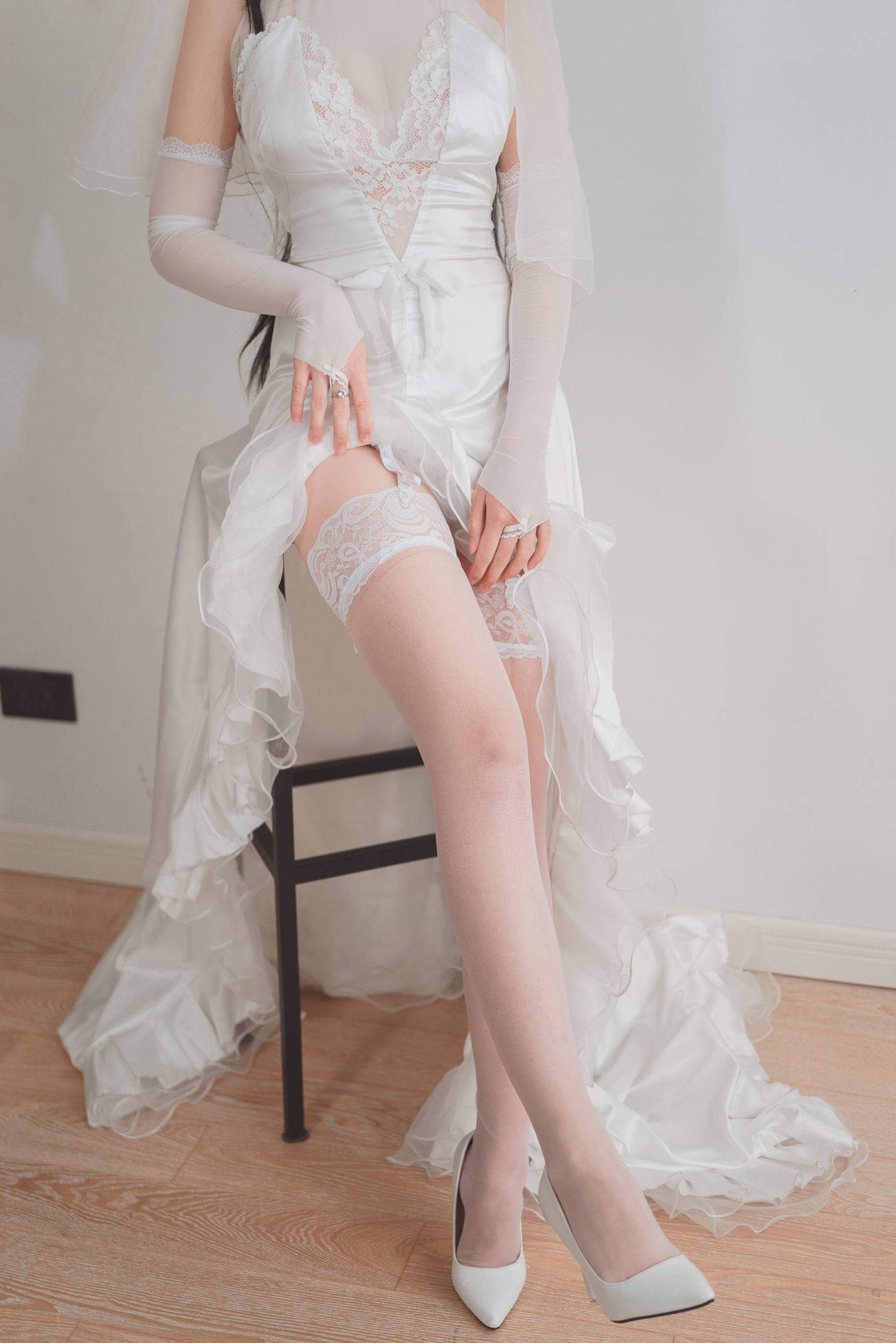 [萝莉COS] 面饼仙儿 – 爱宕花嫁 Cosplay-第14张