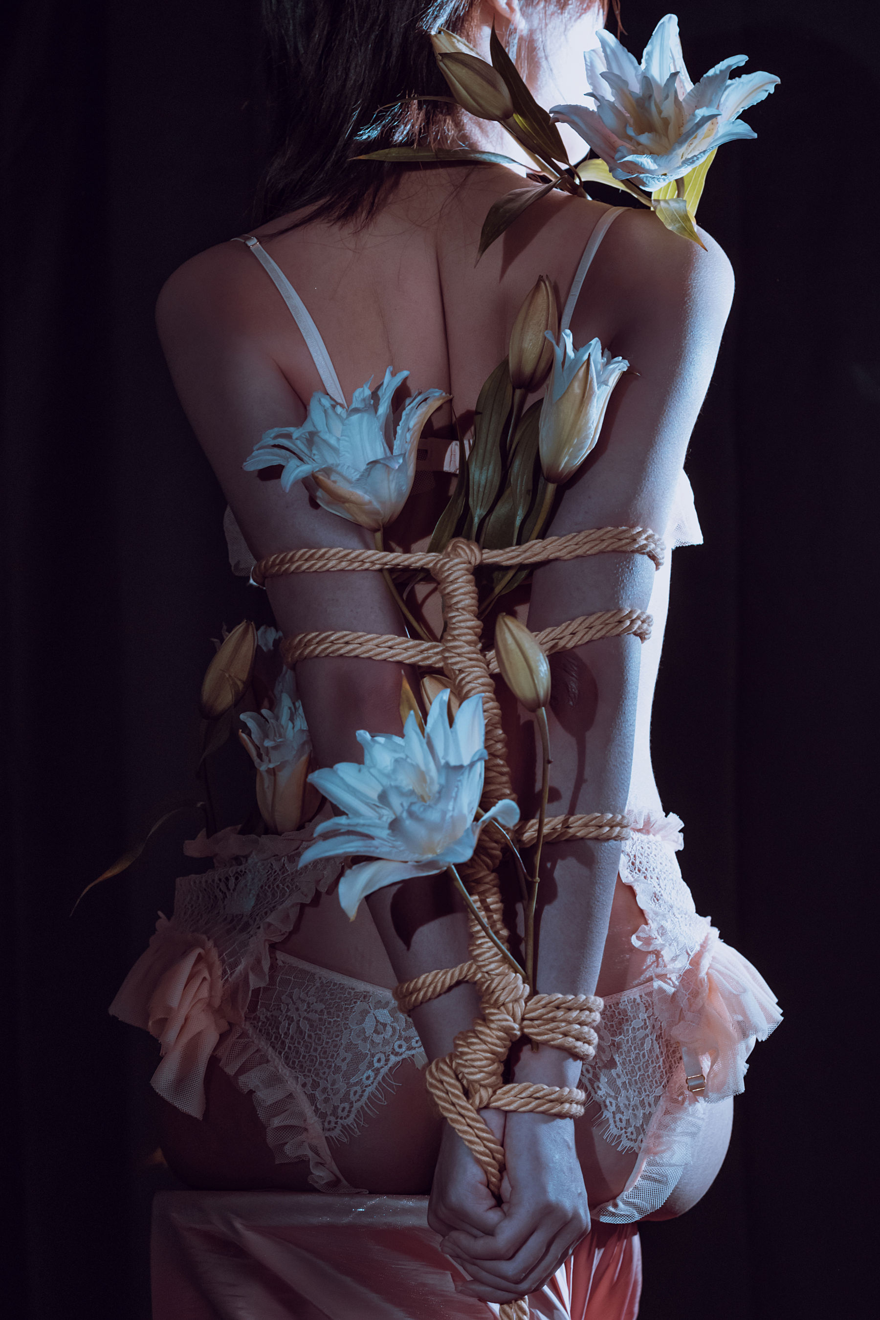 云溪溪 – 花与绳 Cosplay-第28张