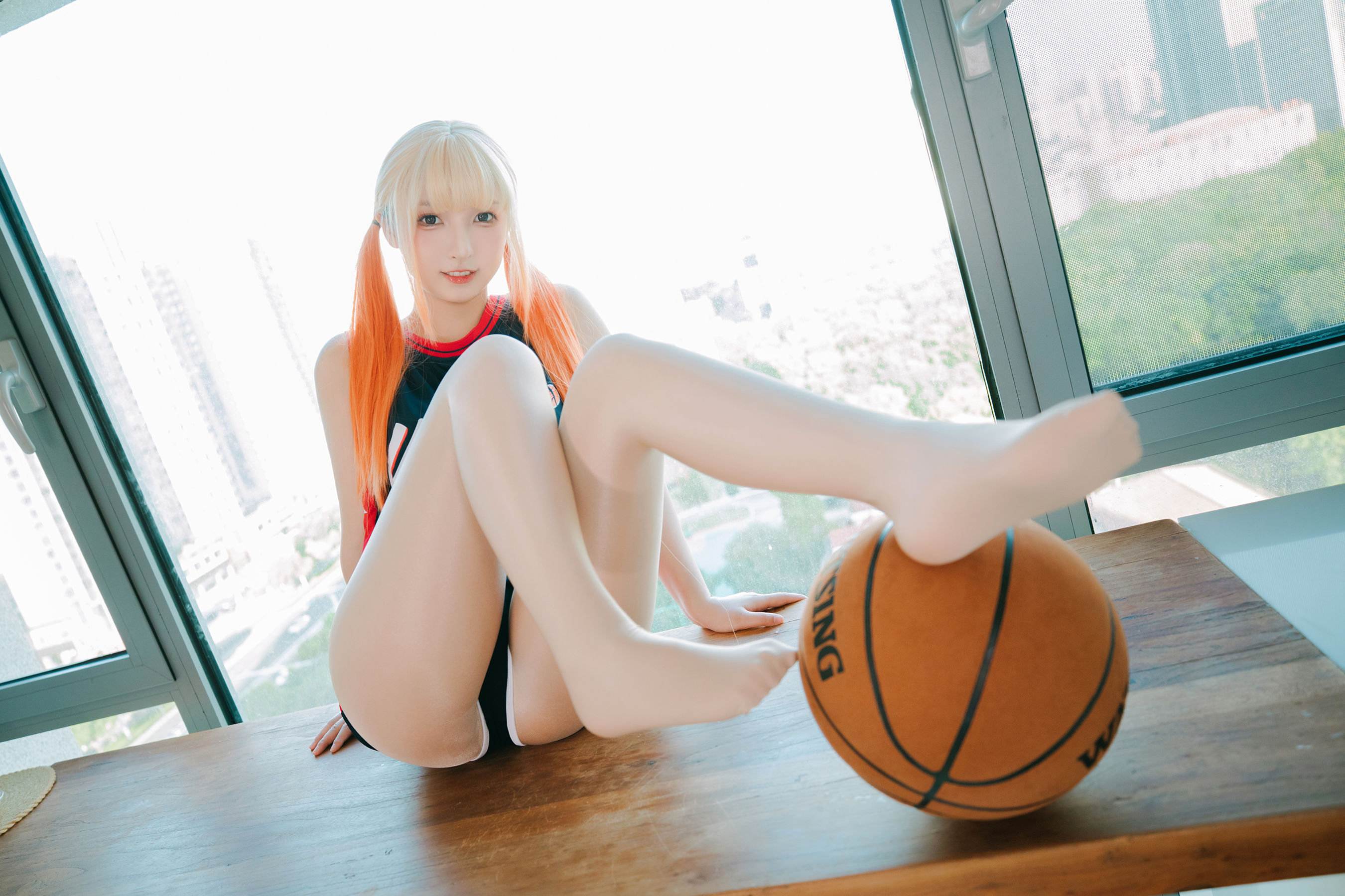 萝莉神楽板真冬 之 拉拉队少女 Cosplay-第27张