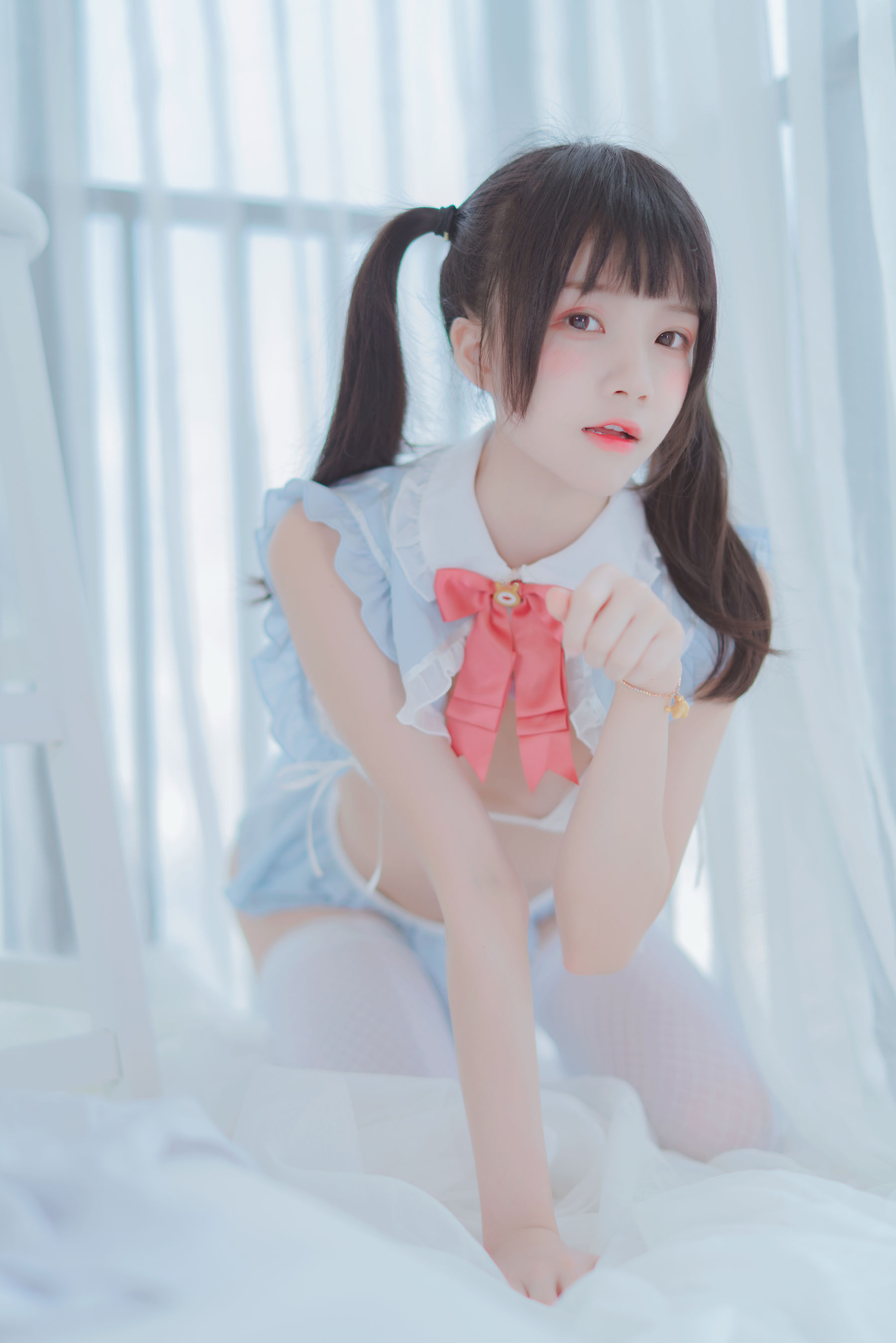 [萝莉COS] 桜桃喵 – 爱丽丝的兔子 Cosplay-第21张