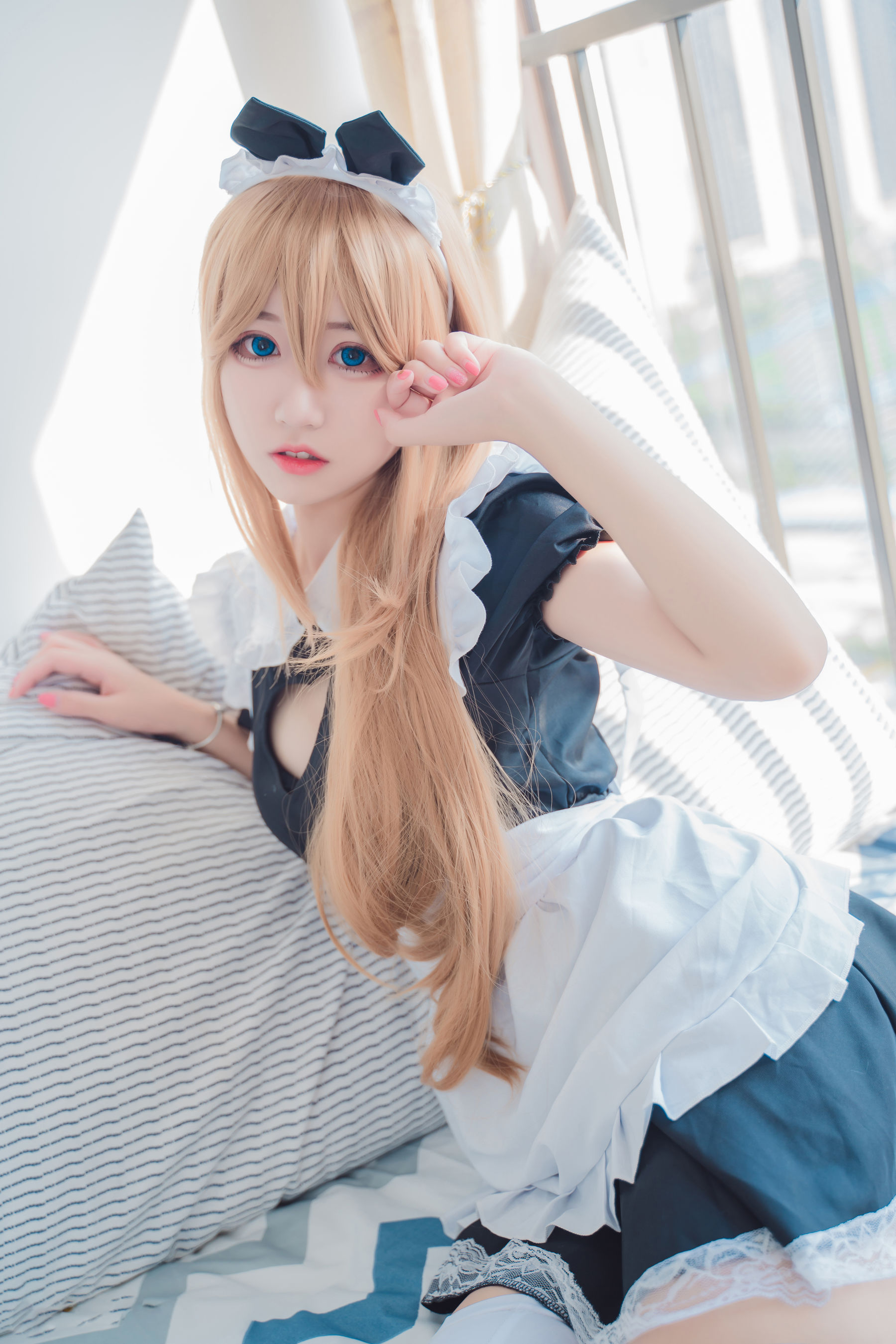 猫君君MaoJun – 猫猫的女仆装 Cosplay-第1张