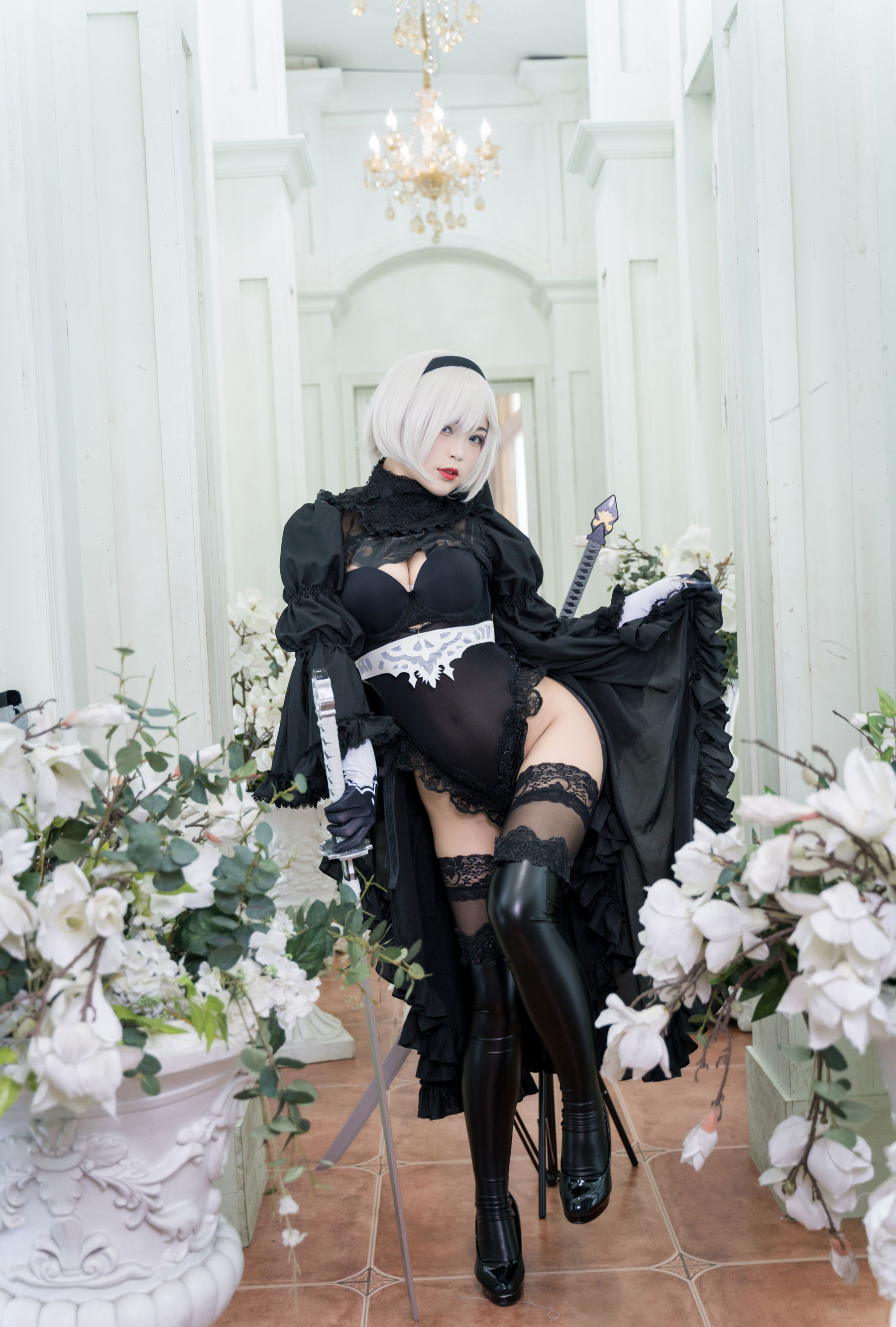 萌系小姐姐-白烨- 2b全套 Cosplay-第3张