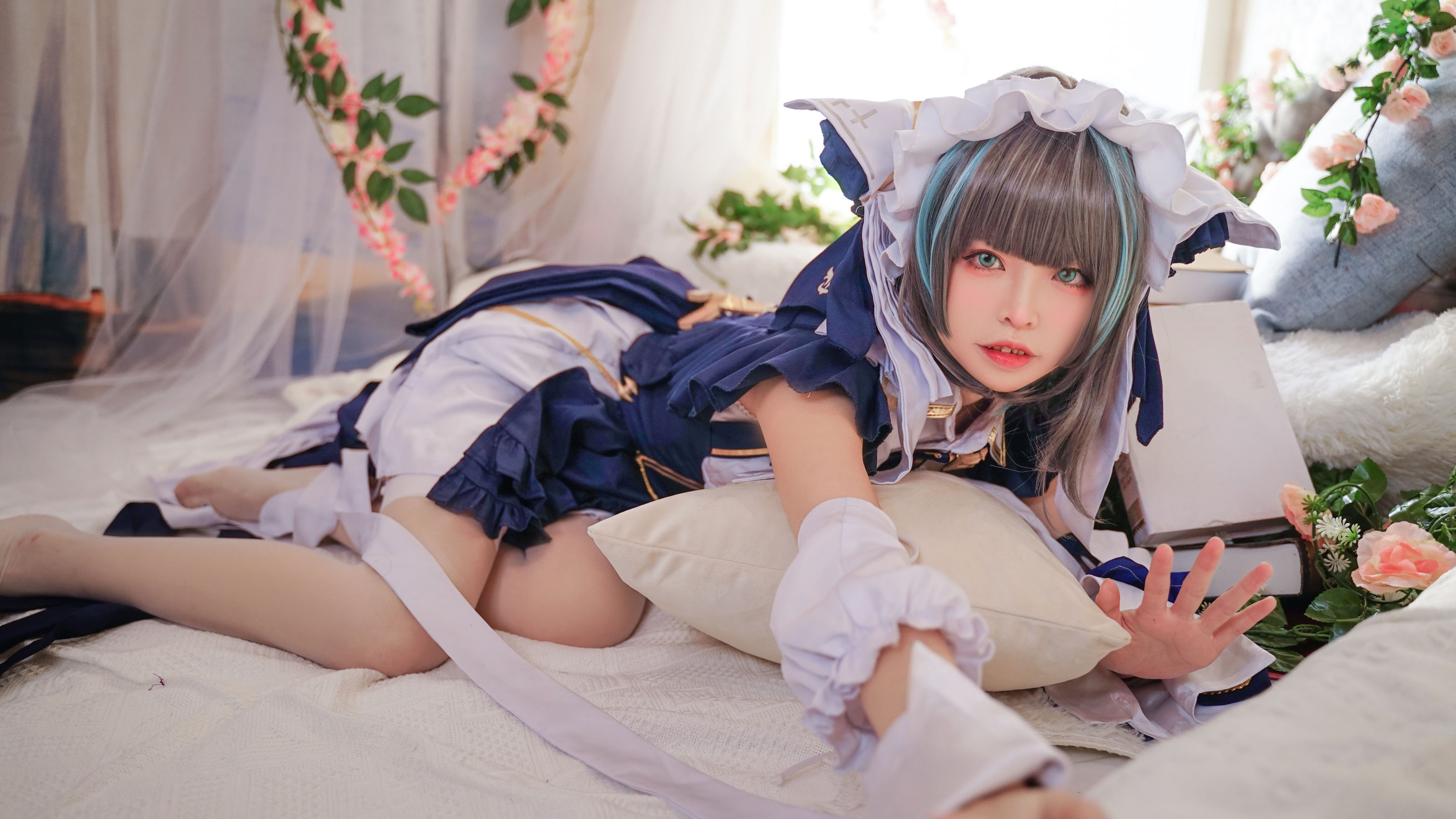 可可老师 – 柴郡 Cosplay-第1张
