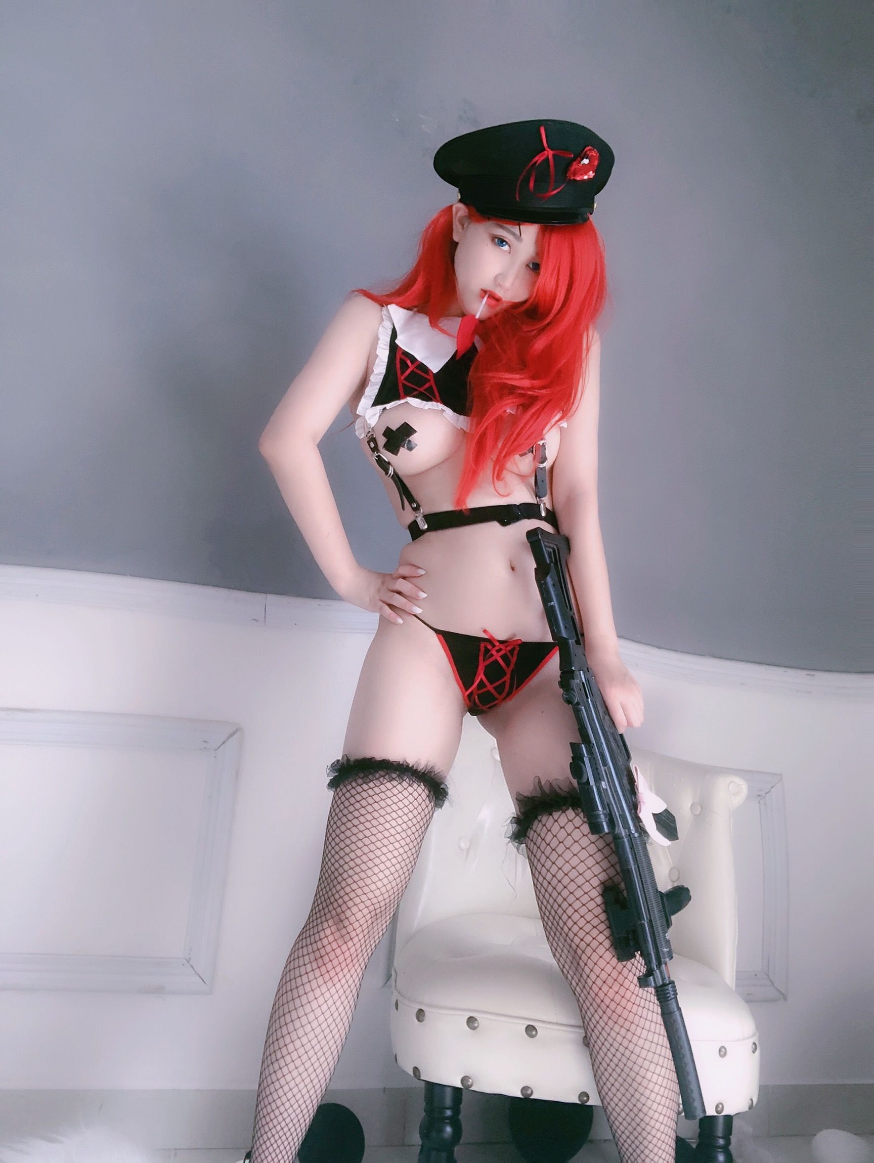 动漫博主橙橙yo – 红发 Cosplay-第23张