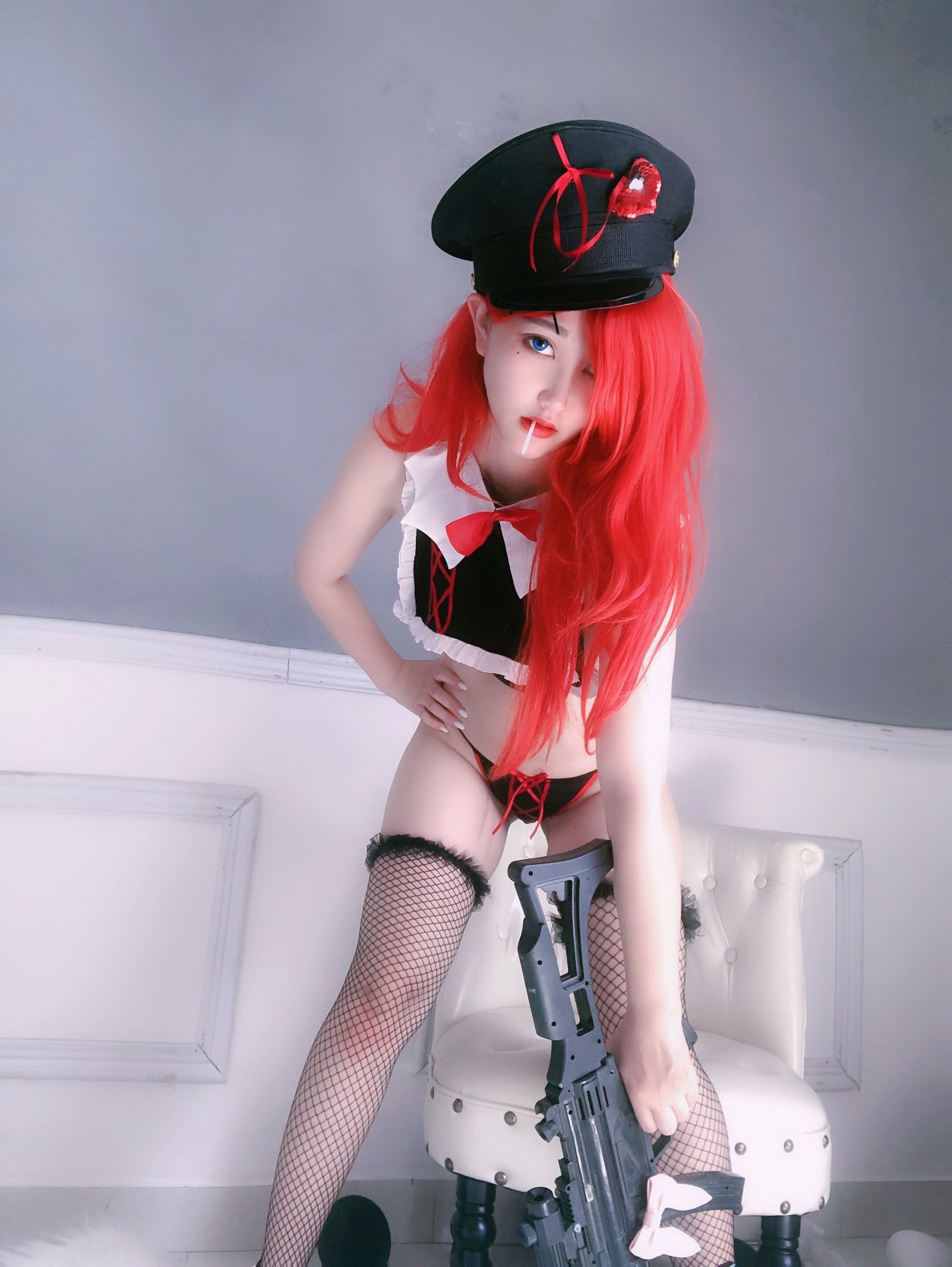 动漫博主橙橙yo – 红发 Cosplay-第24张