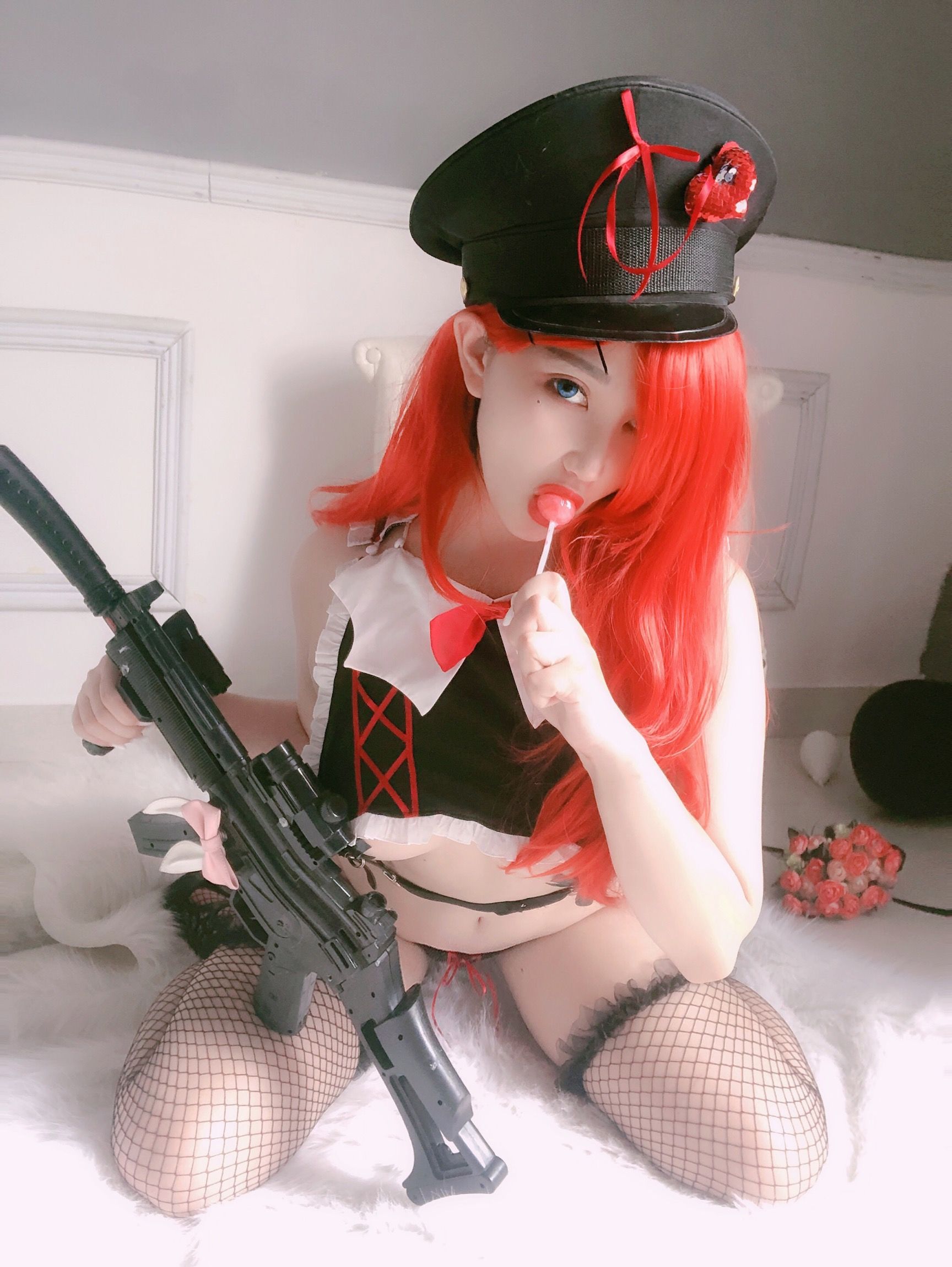 动漫博主橙橙yo – 红发 Cosplay-第26张