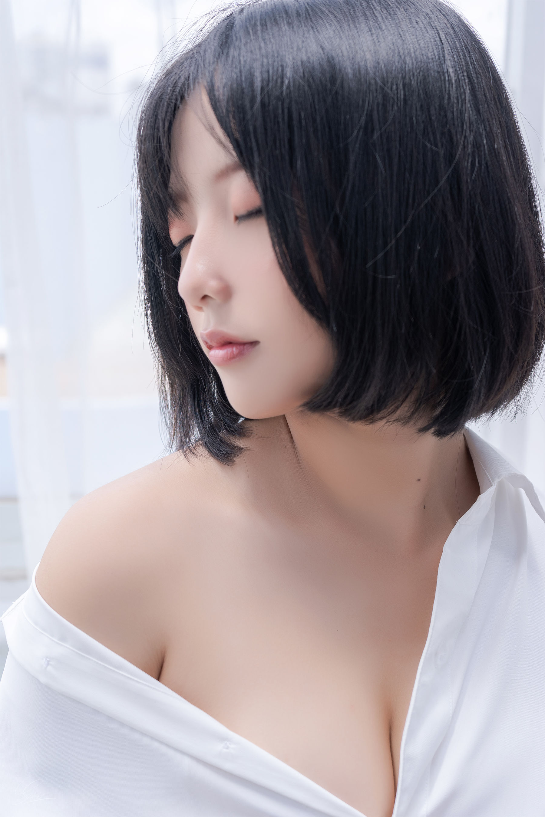 [Messie Huang]写真 – Boyfriends shirt Cosplay-第1张