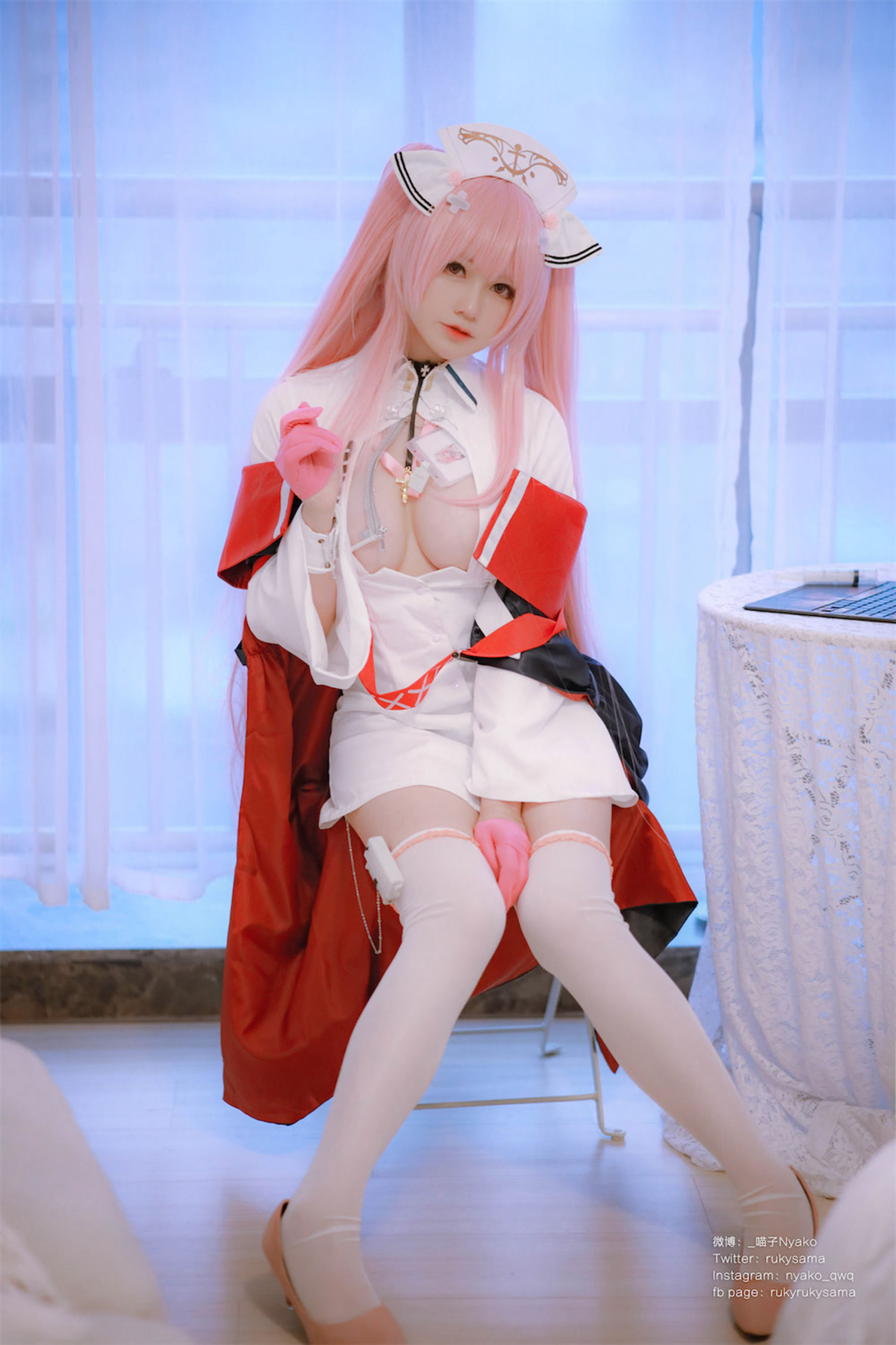 萌妹子Nyako喵子 – 英仙座护士 Cosplay-第36张
