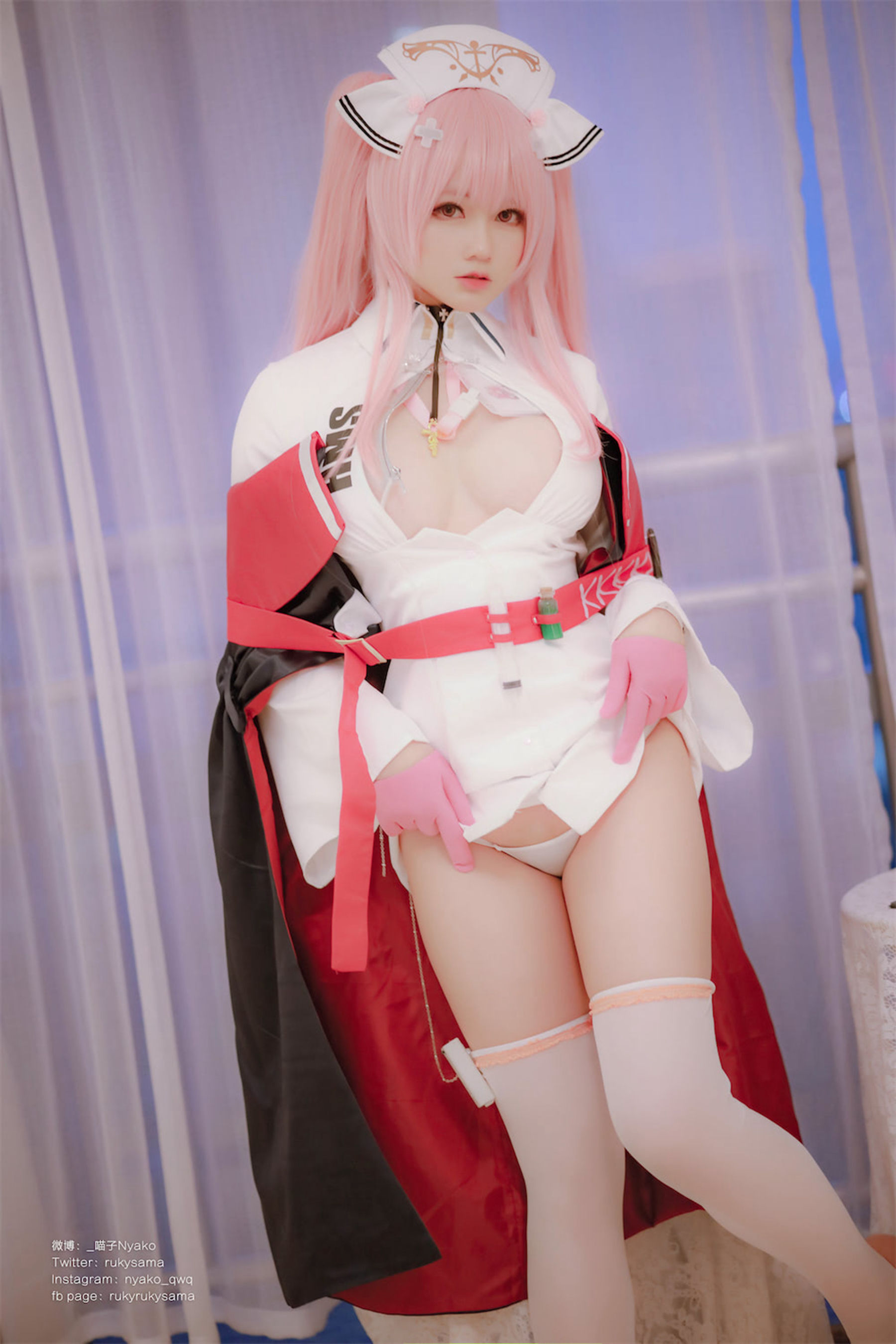 萌妹子Nyako喵子 – 英仙座护士 Cosplay-第34张