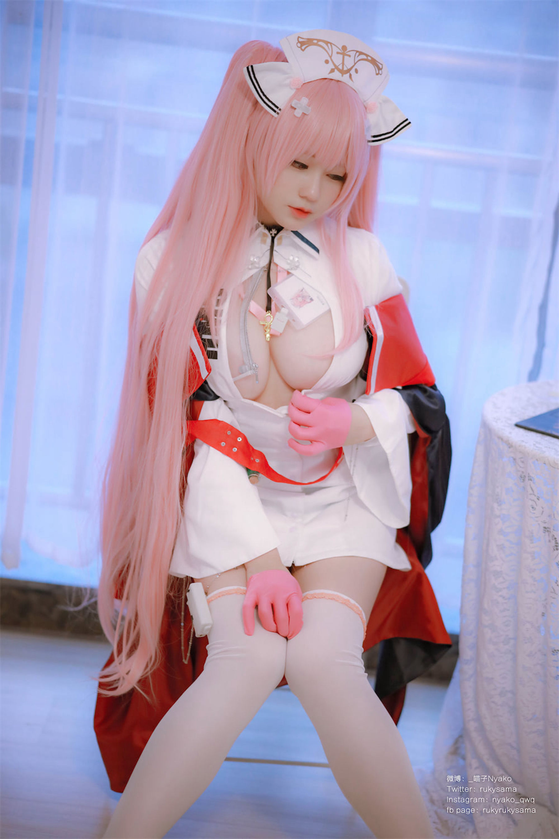 萌妹子Nyako喵子 – 英仙座护士 Cosplay-第37张