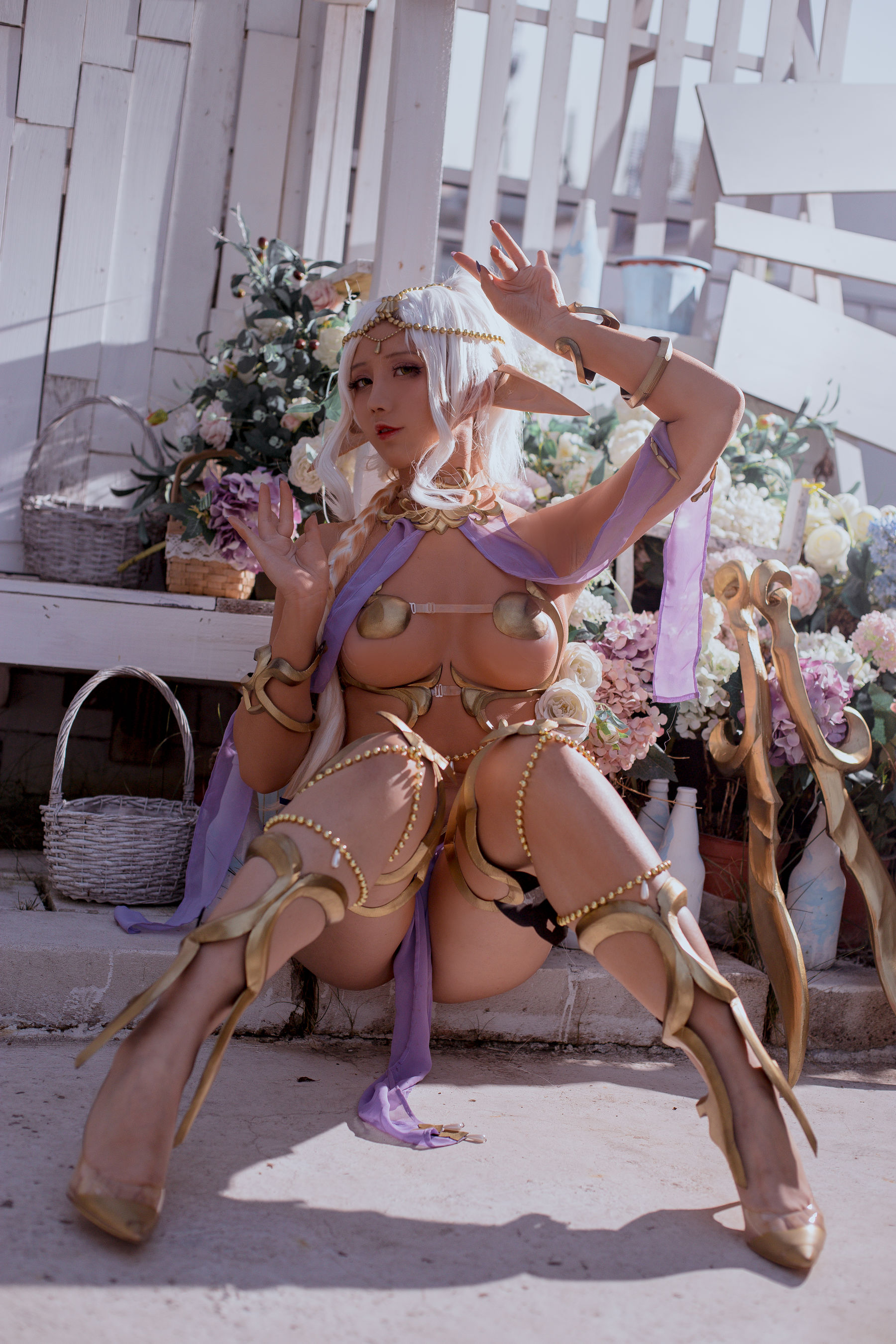 动漫博主九曲Jean – 精灵村 Cosplay-第27张