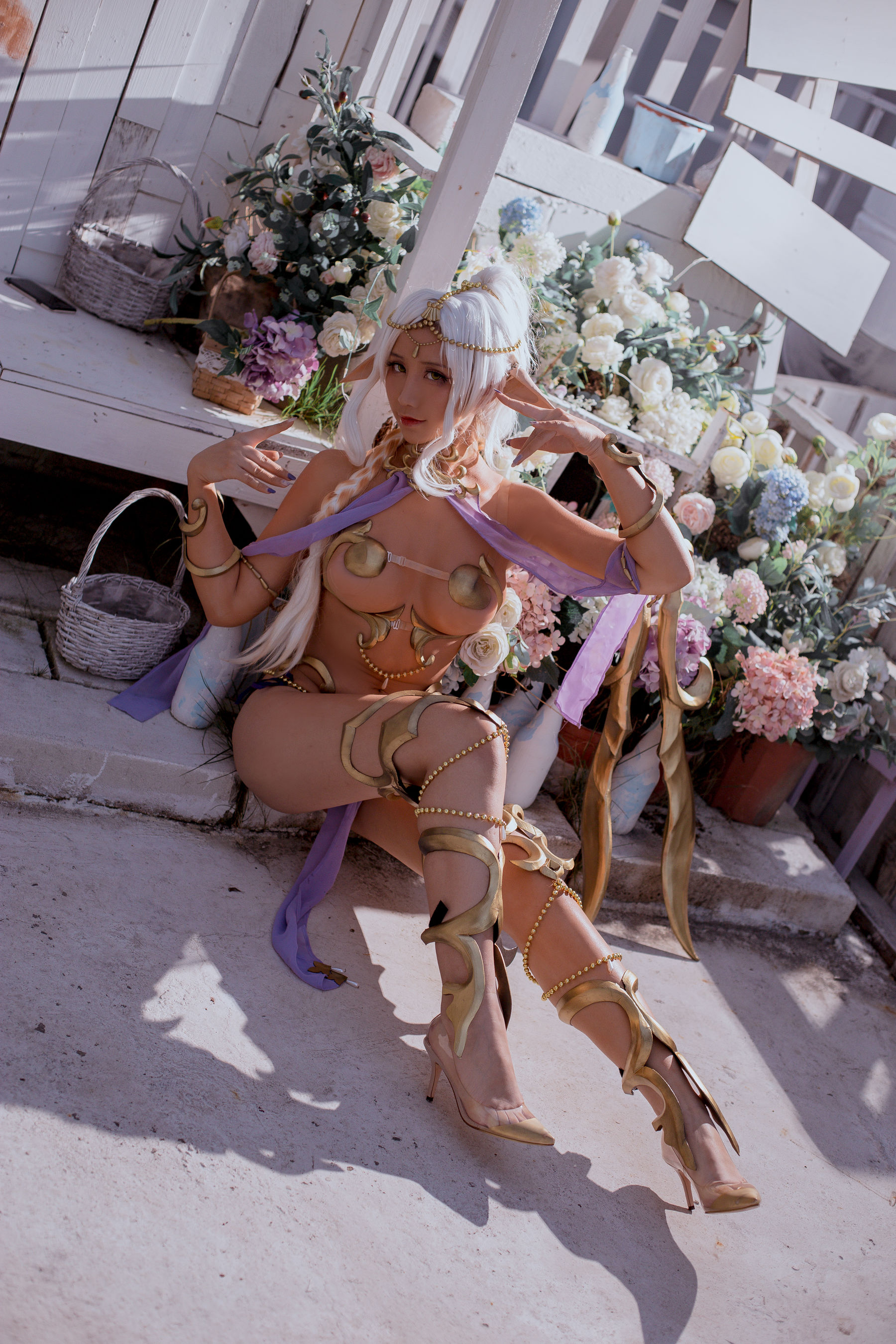 动漫博主九曲Jean – 精灵村 Cosplay-第31张