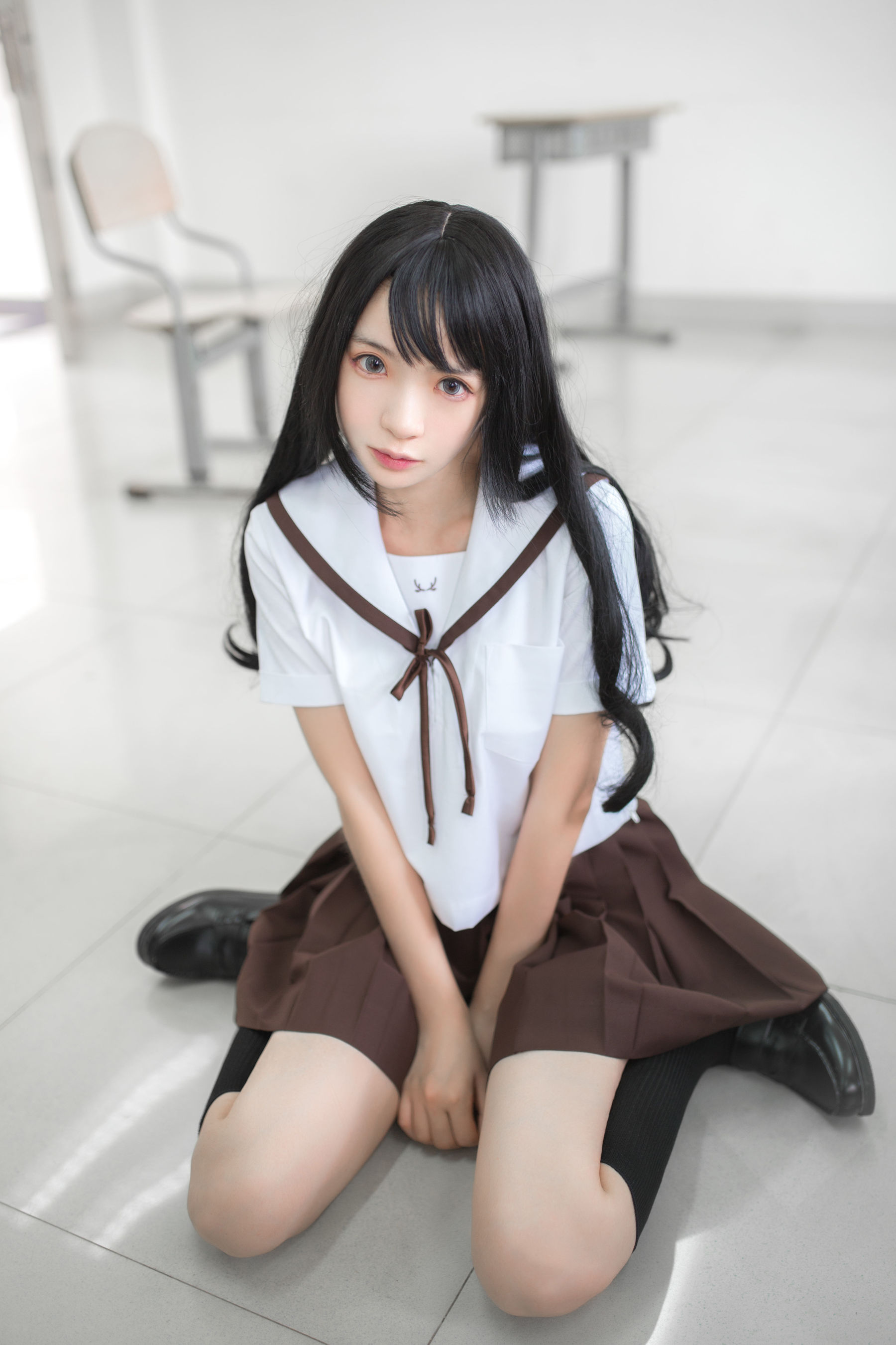 [萝莉COS] 疯猫ss《水手服和睡衣》 Cosplay-第41张